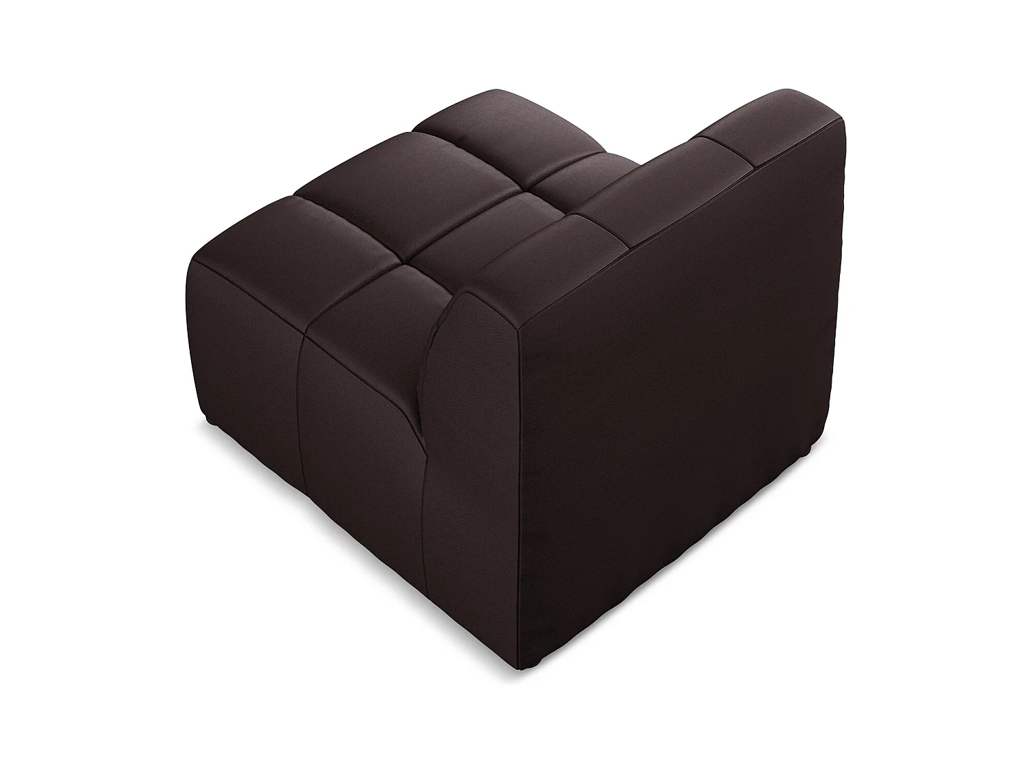 Modular - Mittelsofa - Kunstleder - Pflaume - ALOHA