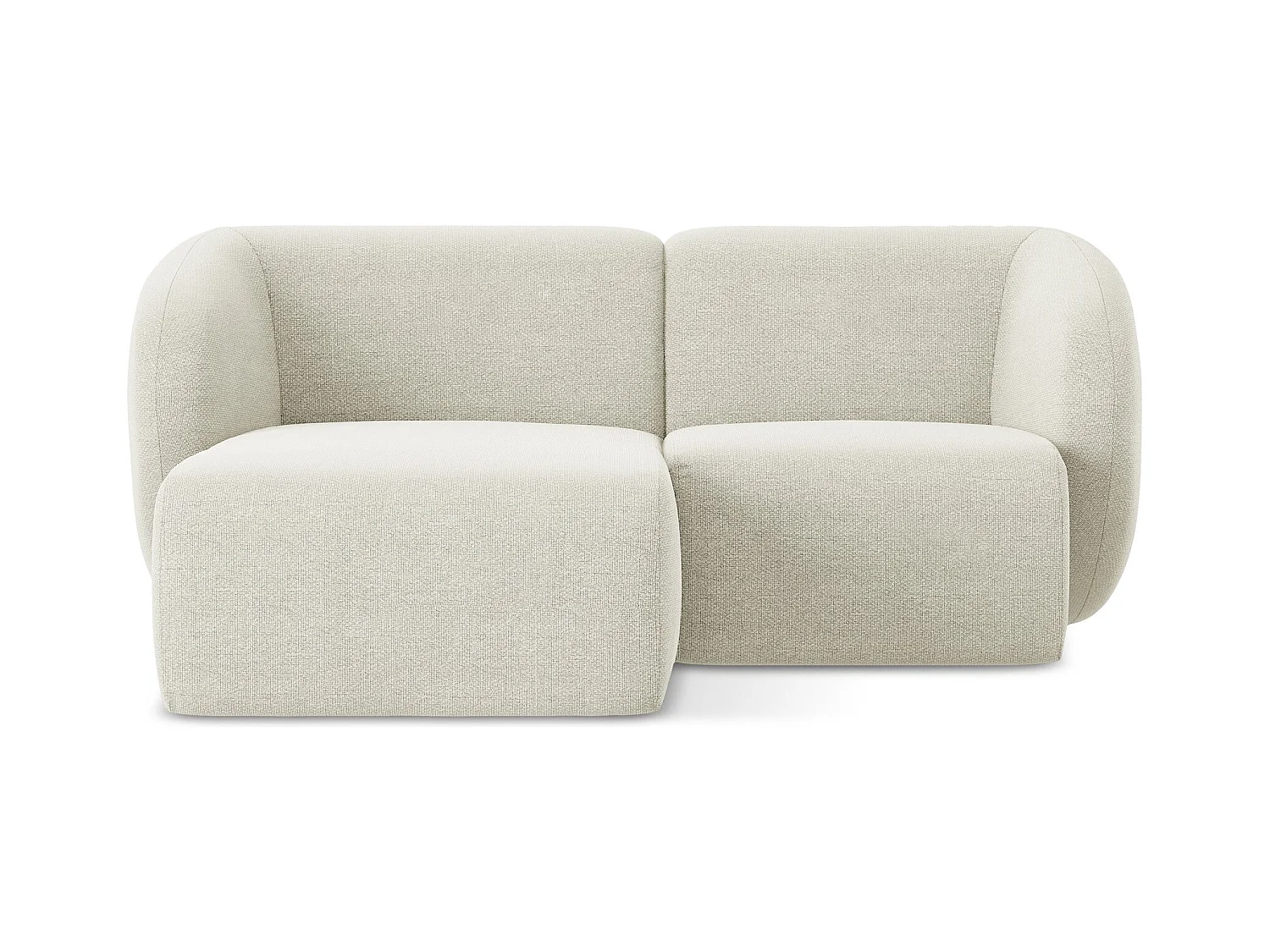 2,5-Sitzer Modulares Ecksofa - Ecke Links - Bouclé - Sand - LANI