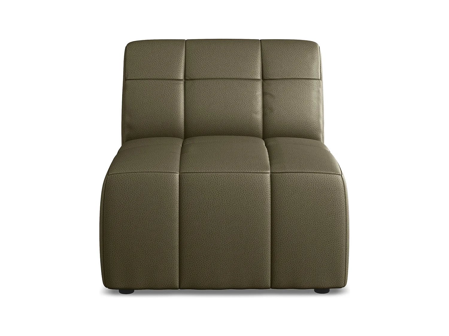 Modular - Mittelsofa - Kunstleder - Olive - ALOHA