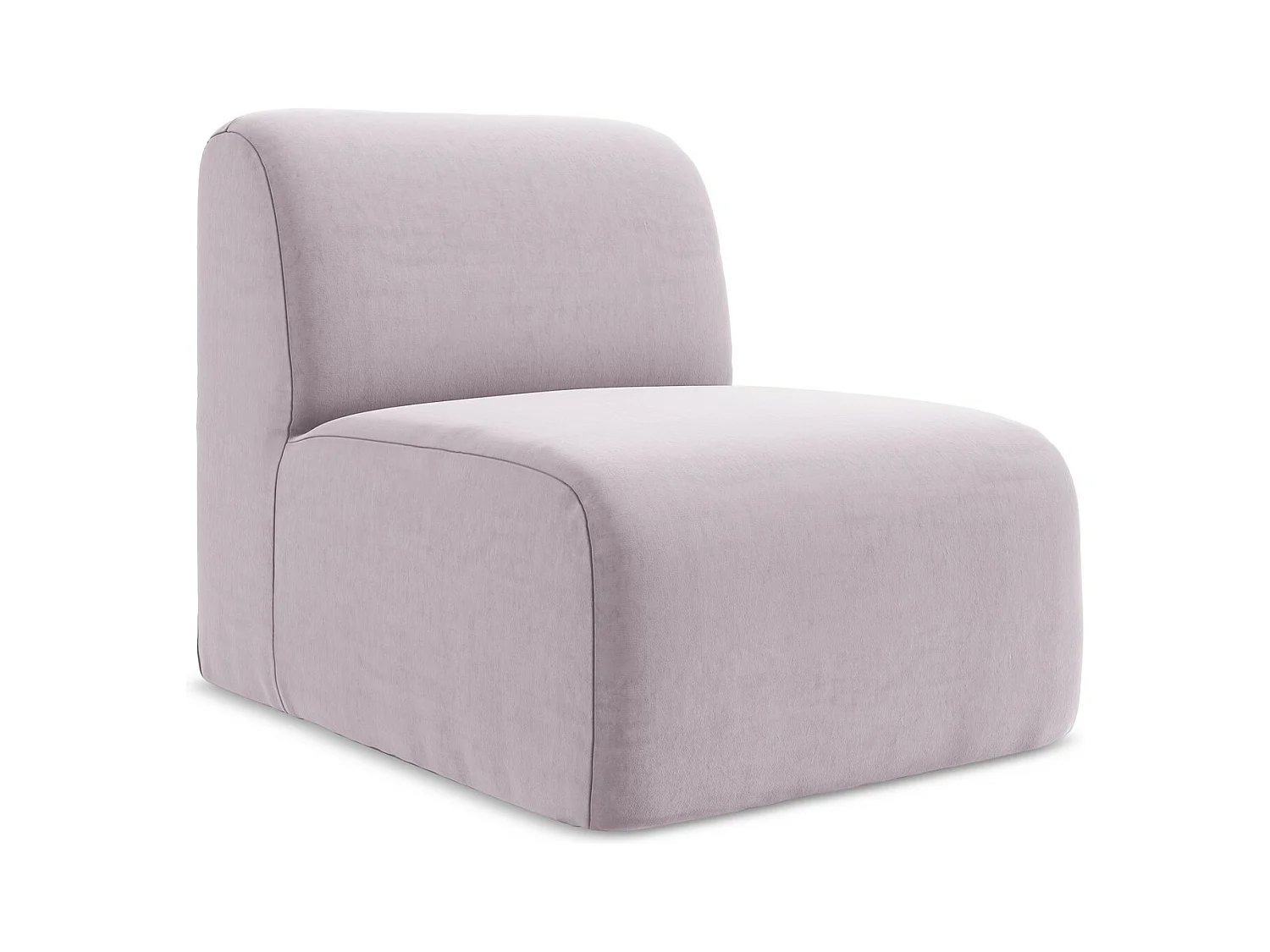 Modular - Mittelsofa - Samt - Lavendel - LANI