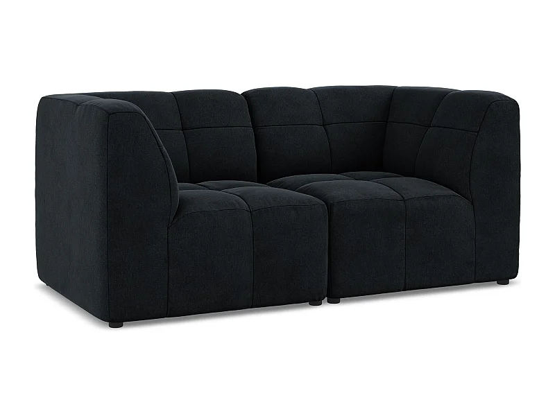 2-Sitzer Sofa - - Samt - Königsblau - ALOHA