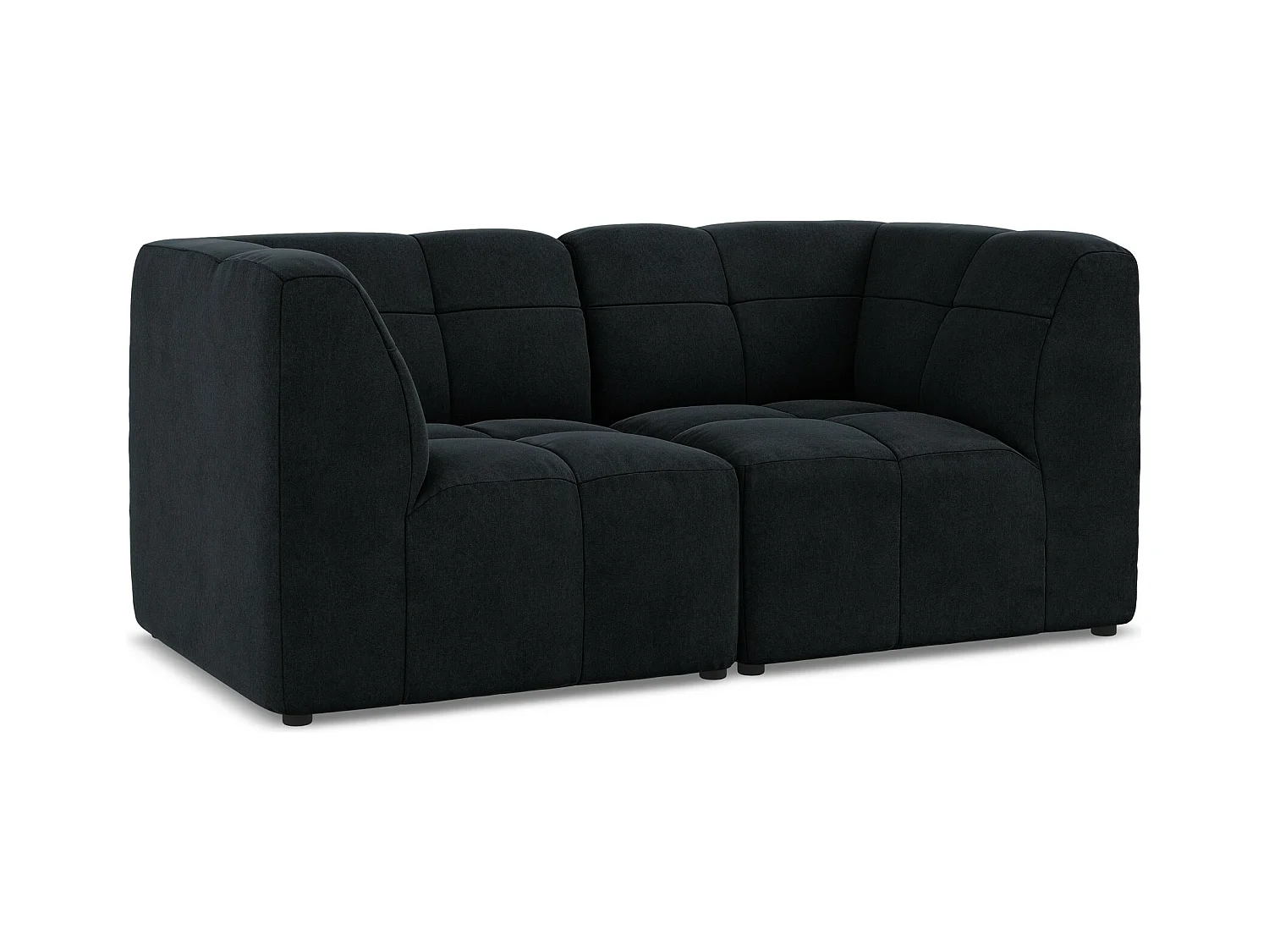 2-Sitzer Sofa - - Samt - Königsblau - ALOHA