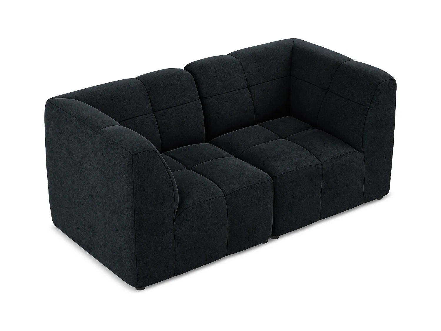 2-Sitzer Sofa - - Samt - Königsblau - ALOHA