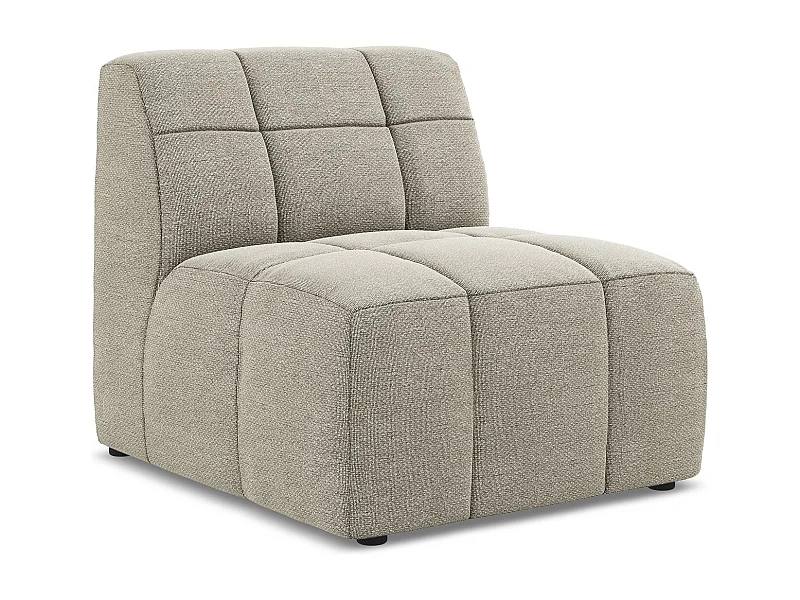 Modular - Mittelsofa - Bouclé - Taupe - ALOHA