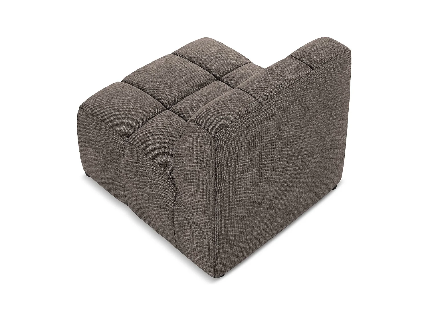 Modular - Mittelsofa - Bouclé - Schokolade - ALOHA