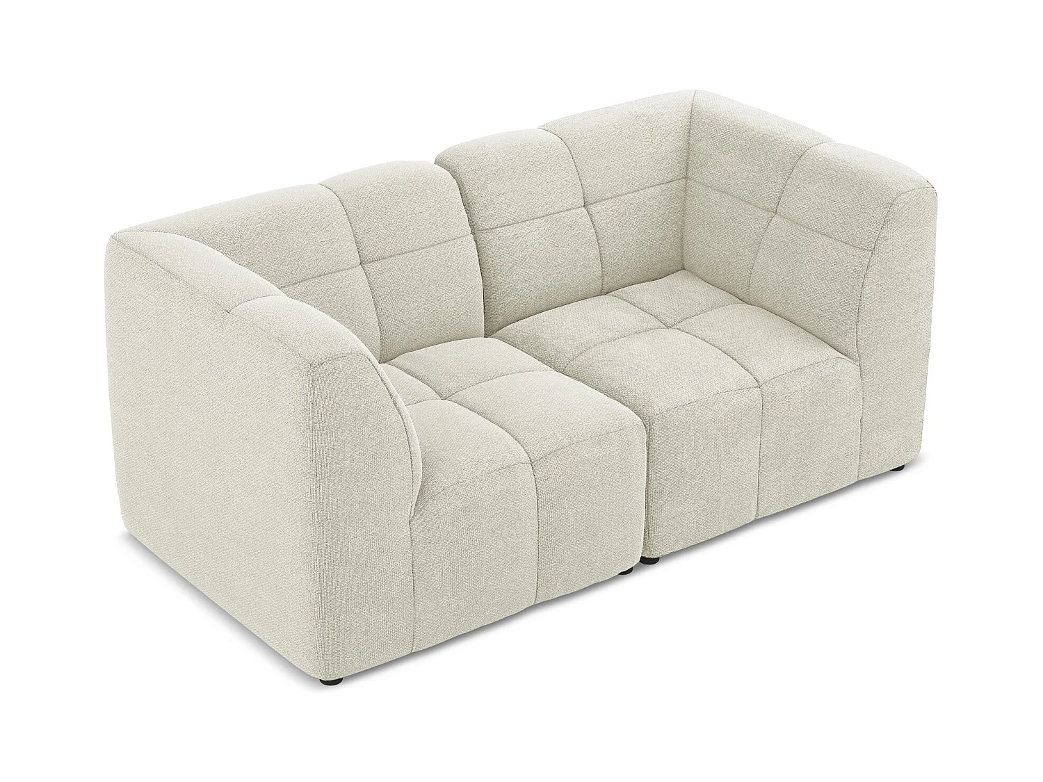 2-Sitzer Sofa - - Bouclé - Sand - ALOHA