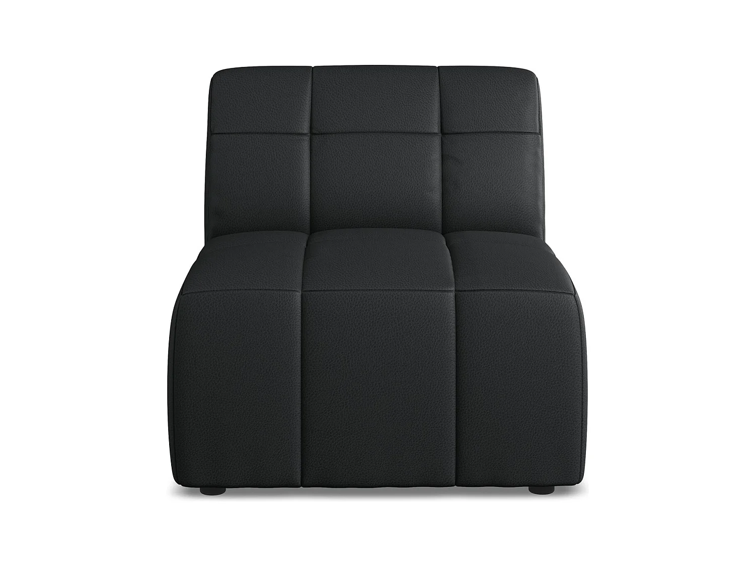 Moduł - ze skóry syntetycznej - czarny - ALOHA