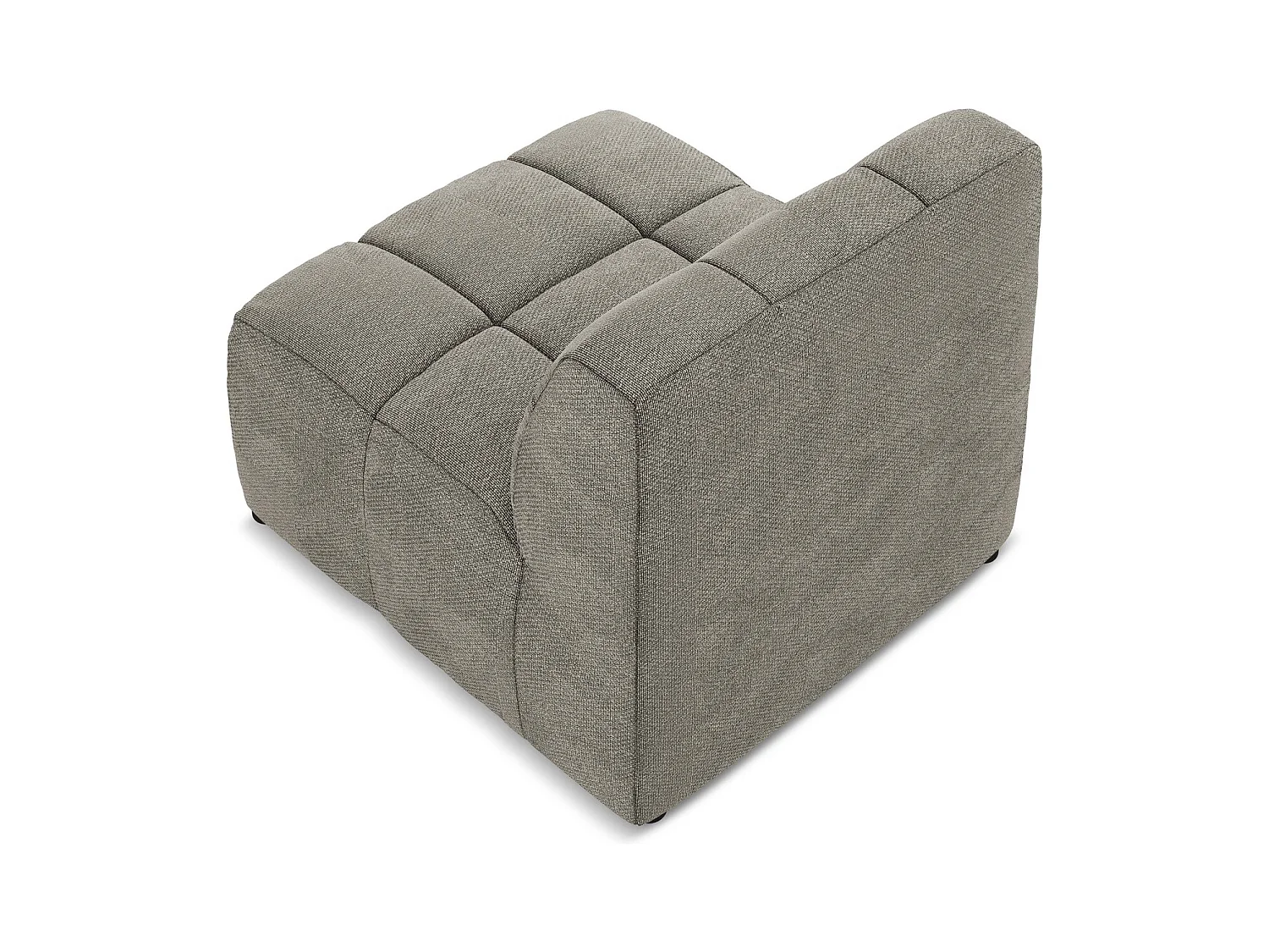 Modular - Mittelsofa - Bouclé - Grau - ALOHA