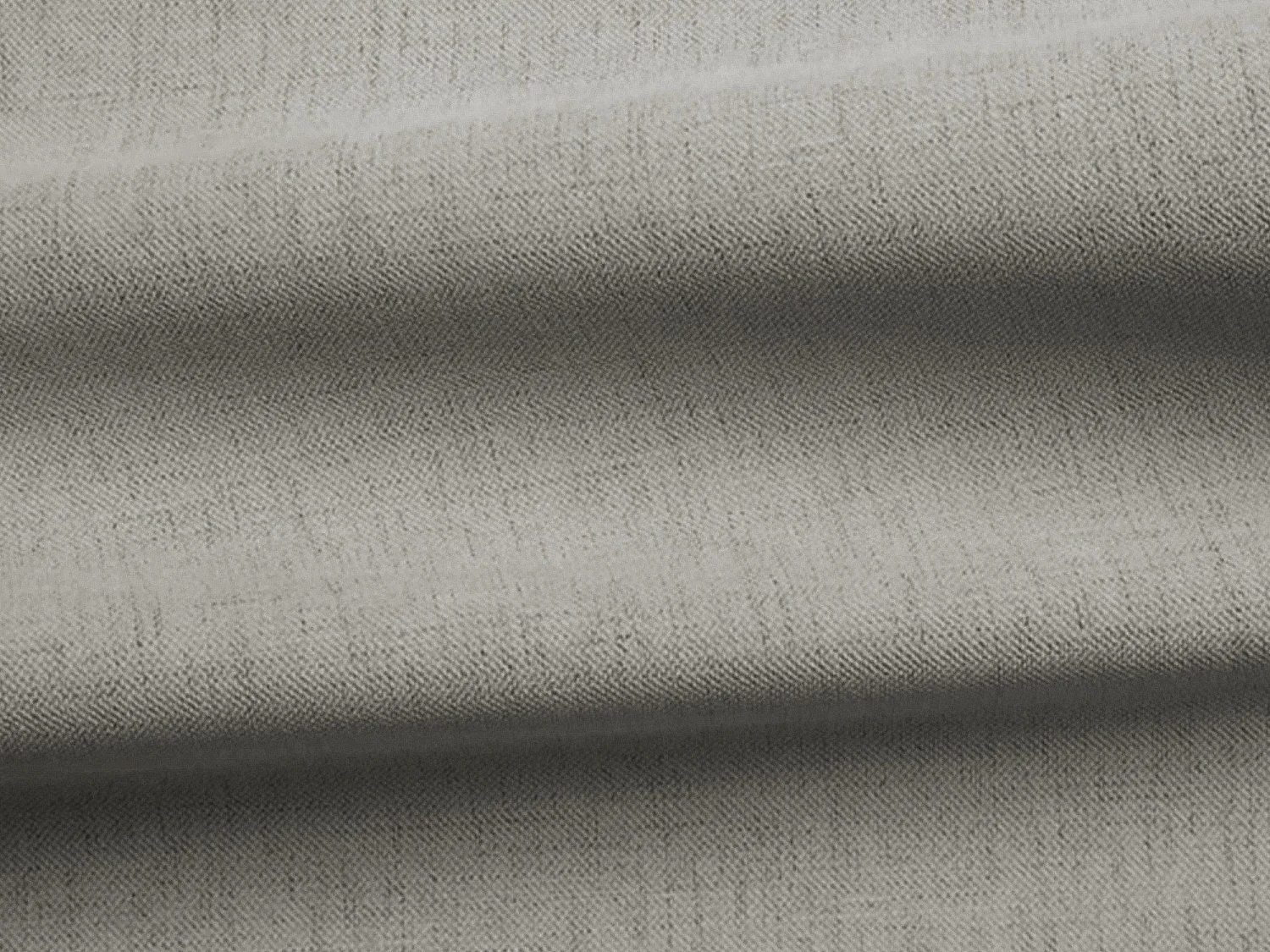 Sofá modular 3 lugares em tecido texturizado cinza claro - KELI