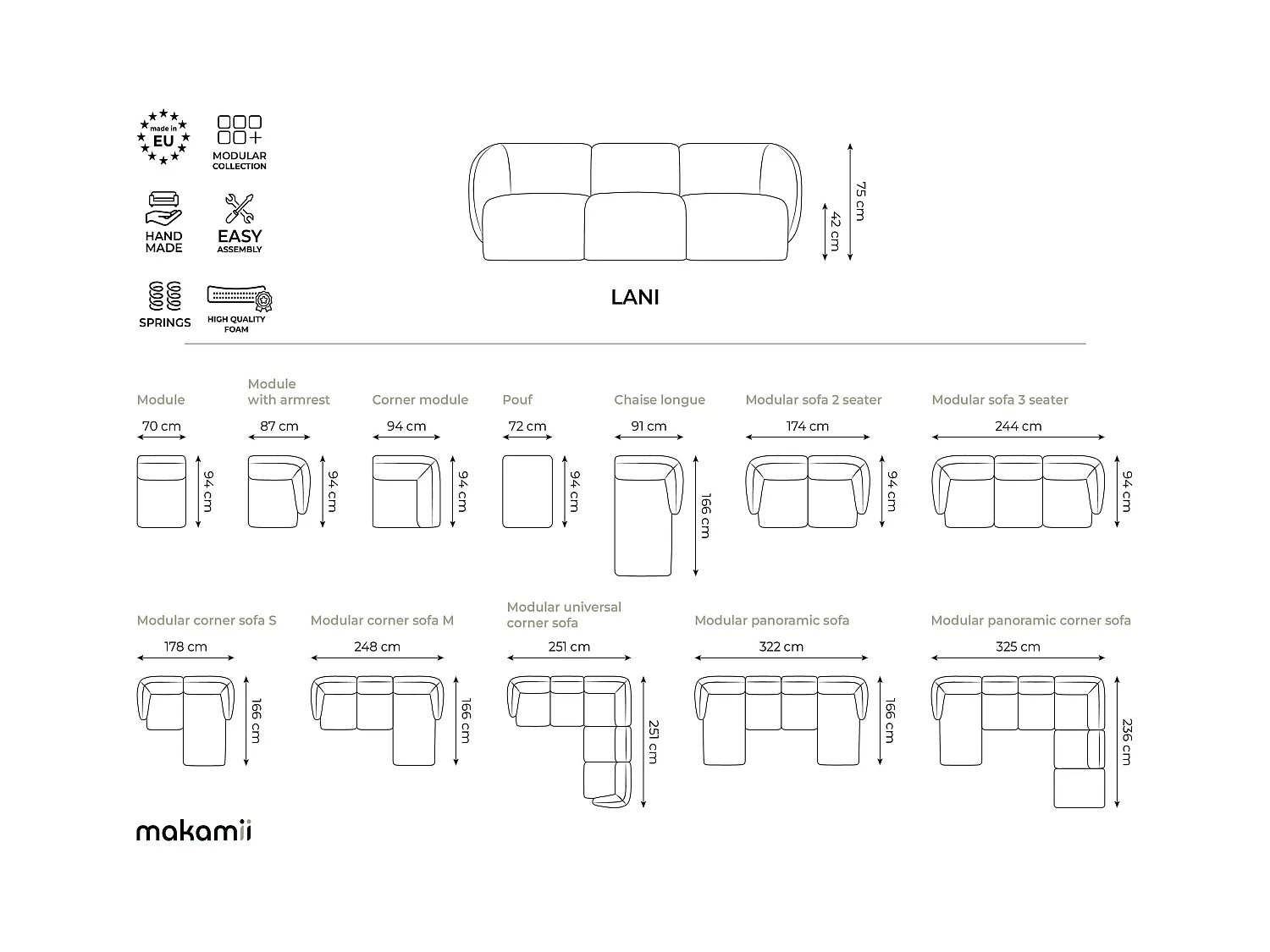 2-Sitzer Sofa - - Samt - Lavendel - LANI