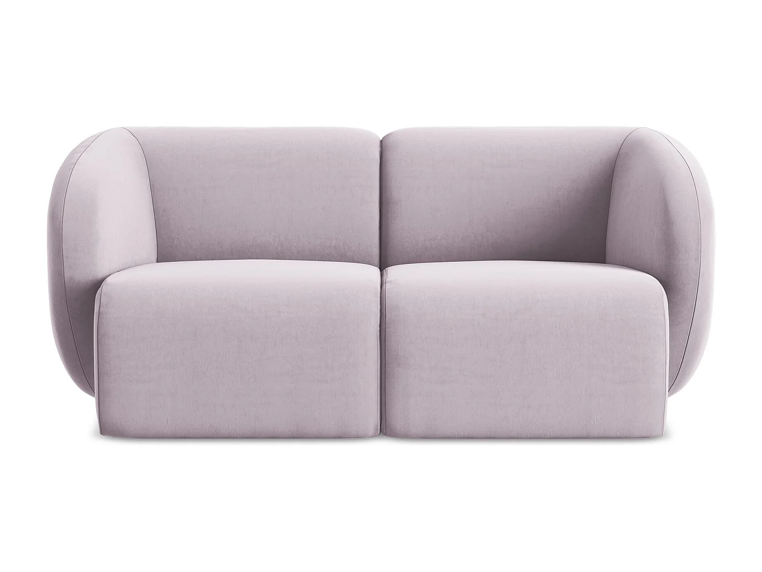 2-Sitzer Sofa - - Samt - Lavendel - LANI