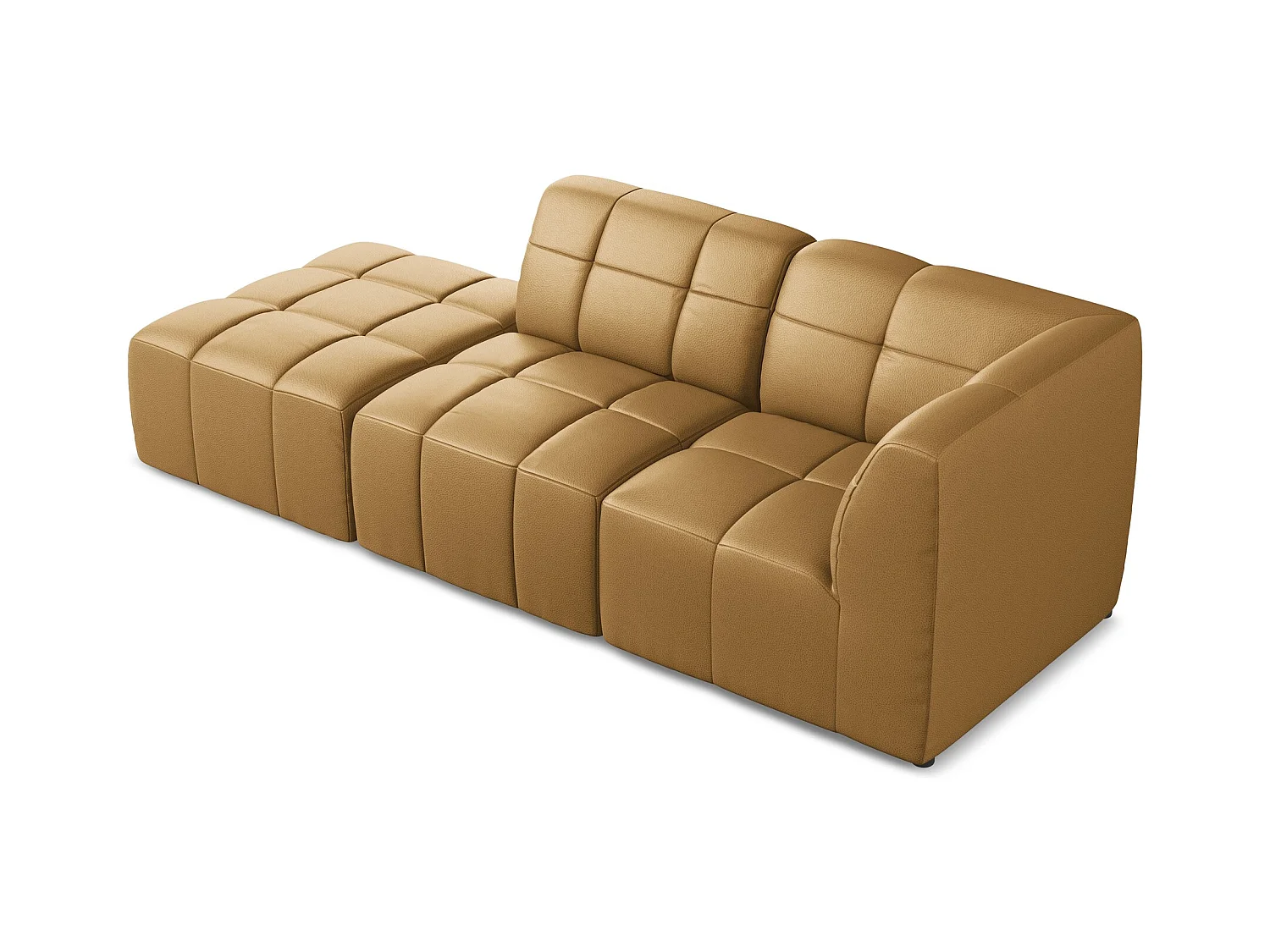 3-Sitzer Modulares Ecksofa - Ecke Links - Kunstleder - Carmel - ALOHA