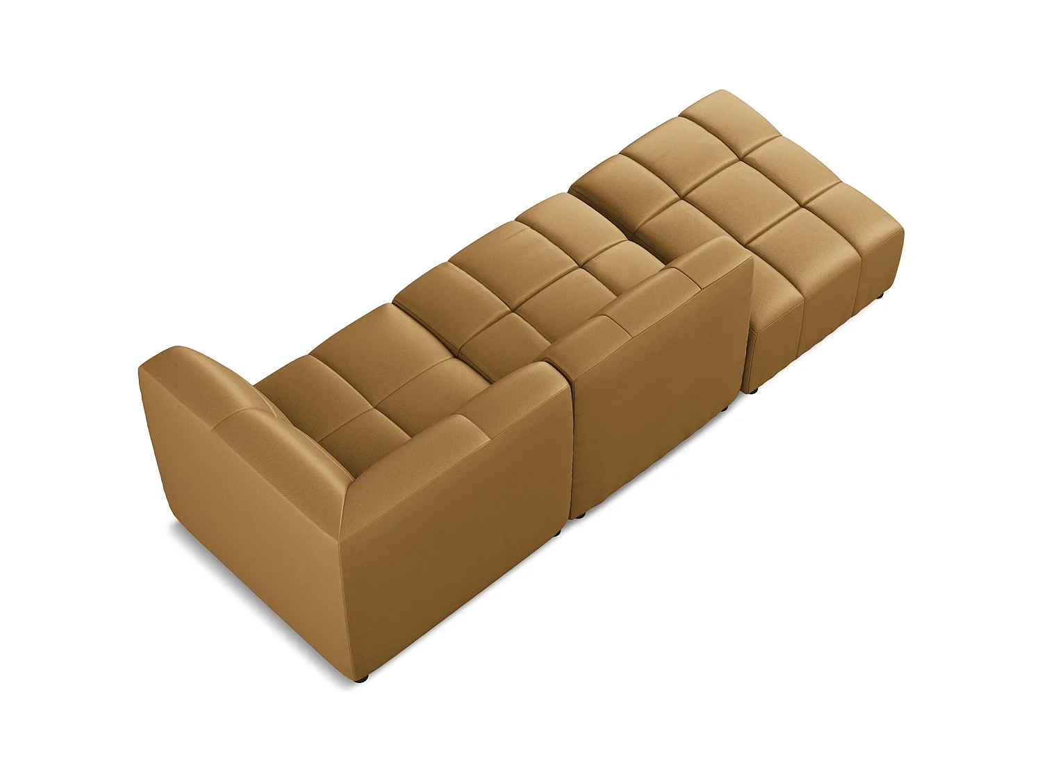 3-Sitzer Modulares Ecksofa - Ecke Links - Kunstleder - Carmel - ALOHA