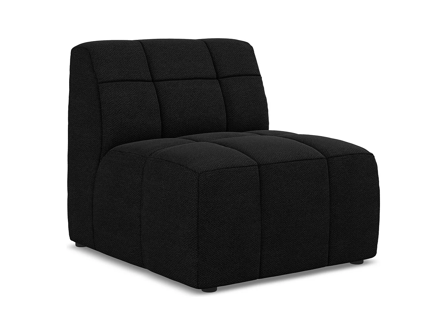 Modular - Mittelsofa - Bouclé - Schwarz - ALOHA