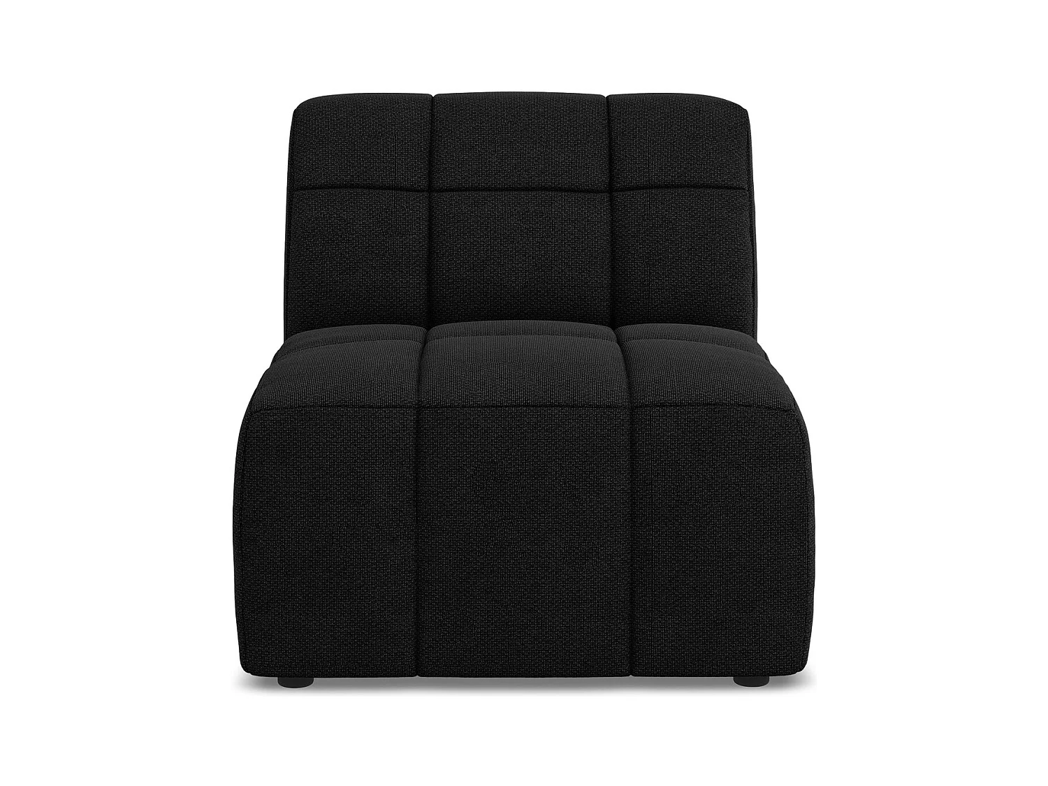 Modular - Mittelsofa - Bouclé - Schwarz - ALOHA