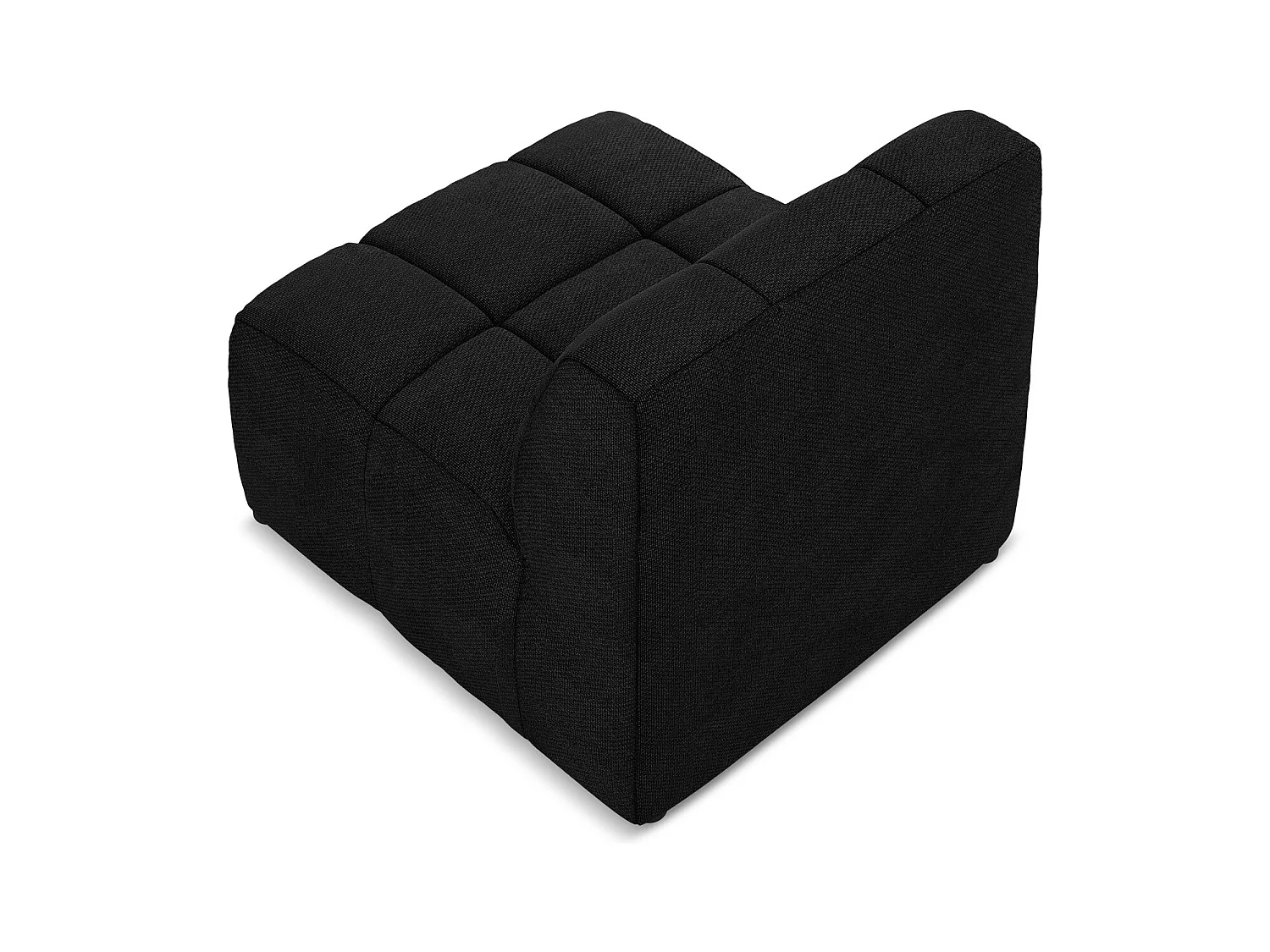 Modular - Mittelsofa - Bouclé - Schwarz - ALOHA