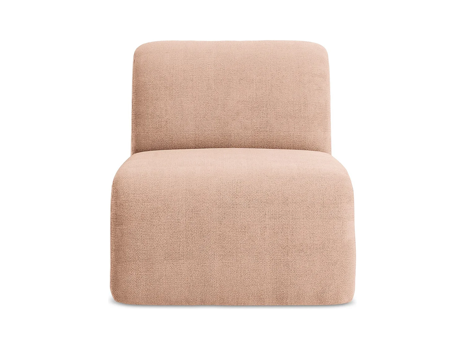 Modular - Mittelsofa - Chenille - Pfirsich - LANI