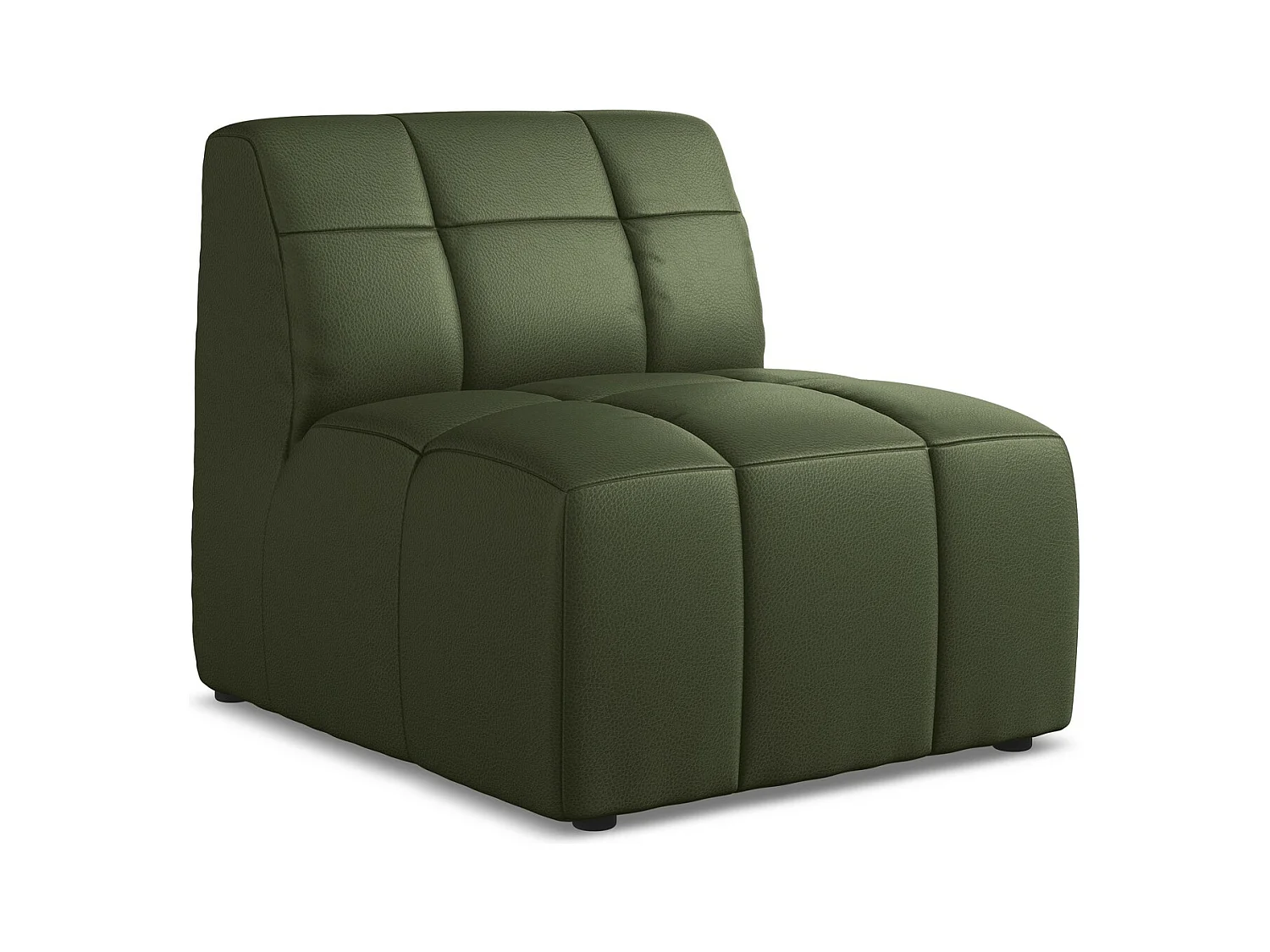 Modular - Mittelsofa - Kunstleder - Grün - ALOHA