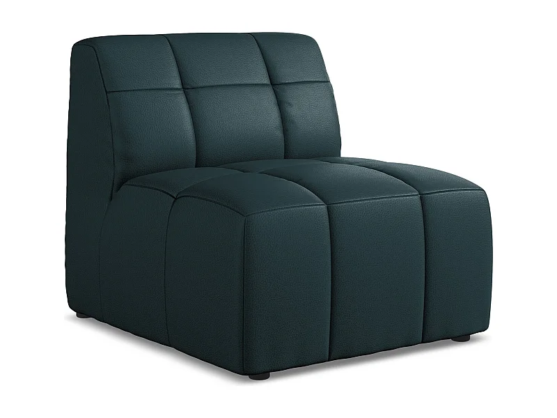 Fauteuil pour canapé modulable en similicuir - marin - ALOHA