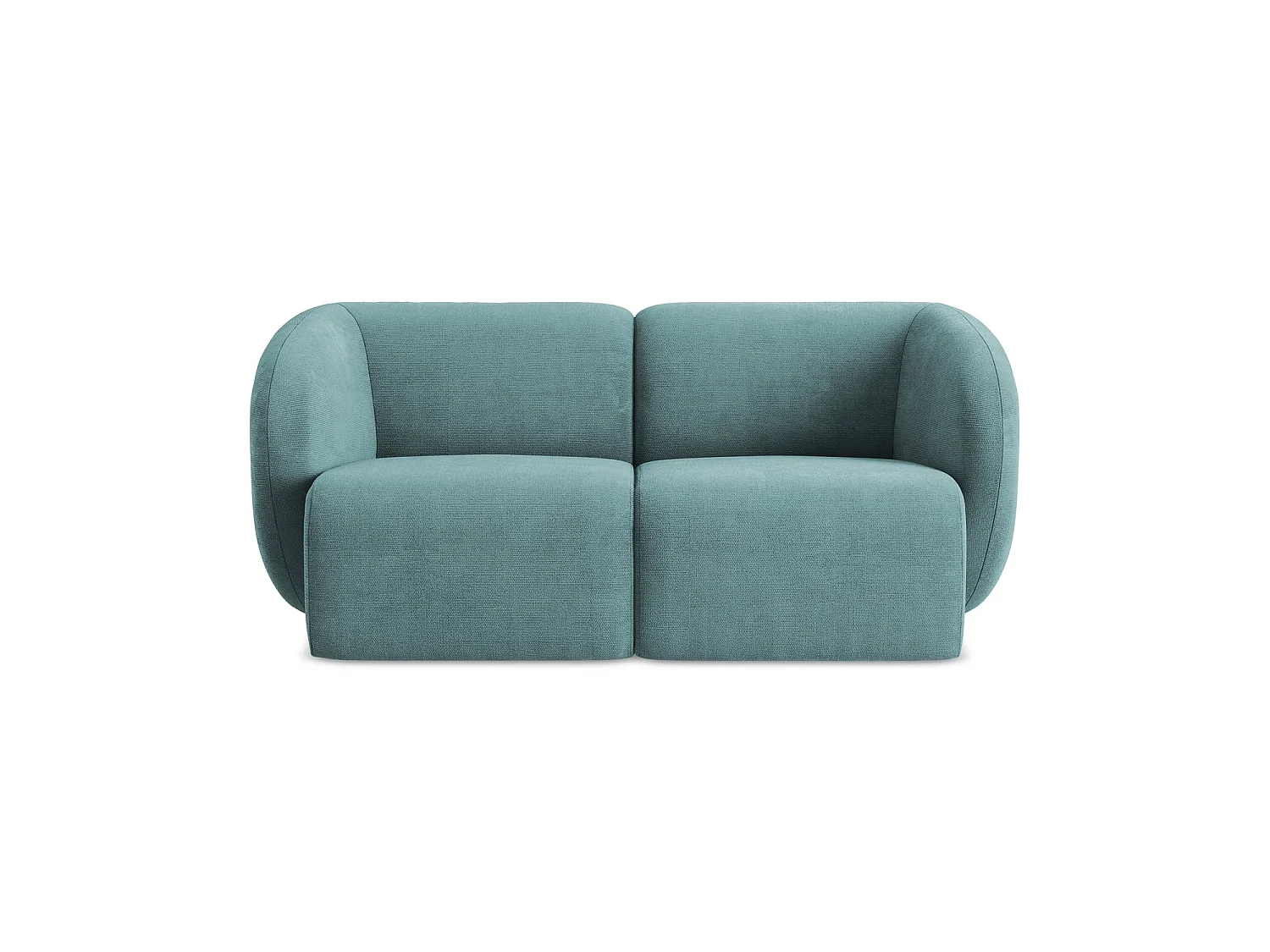2-Sitzer Sofa - - Chenille - Jeans - CERVO