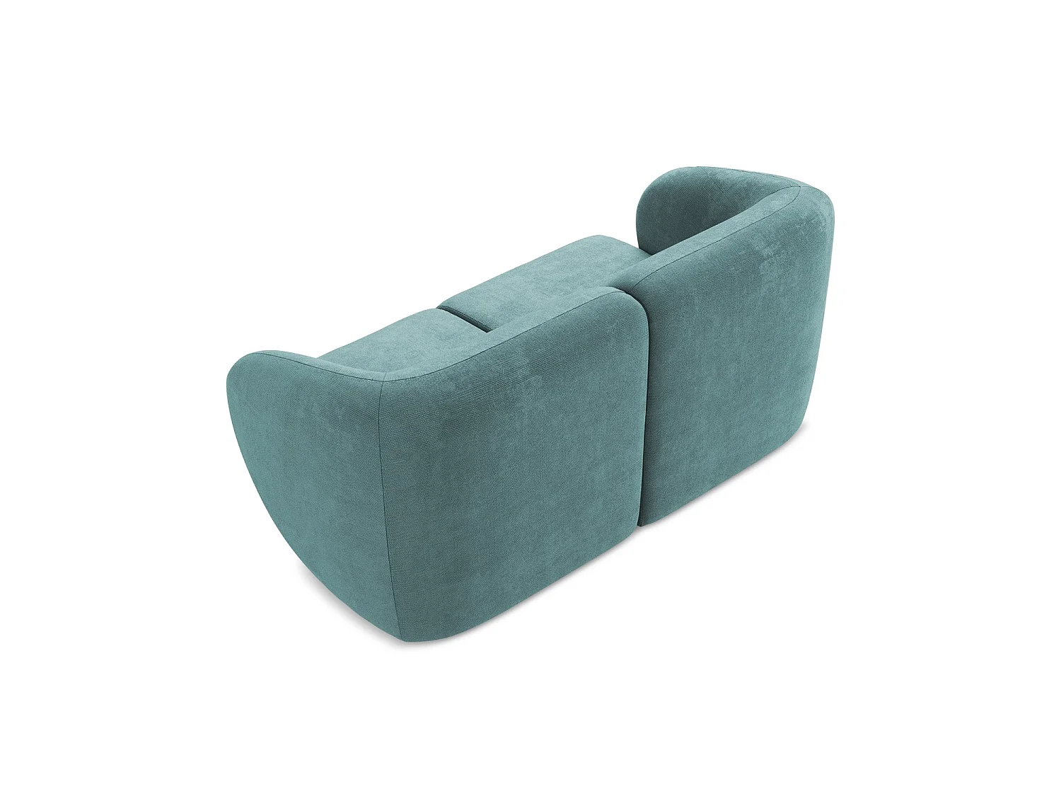 2-Sitzer Sofa - - Chenille - Jeans - CERVO