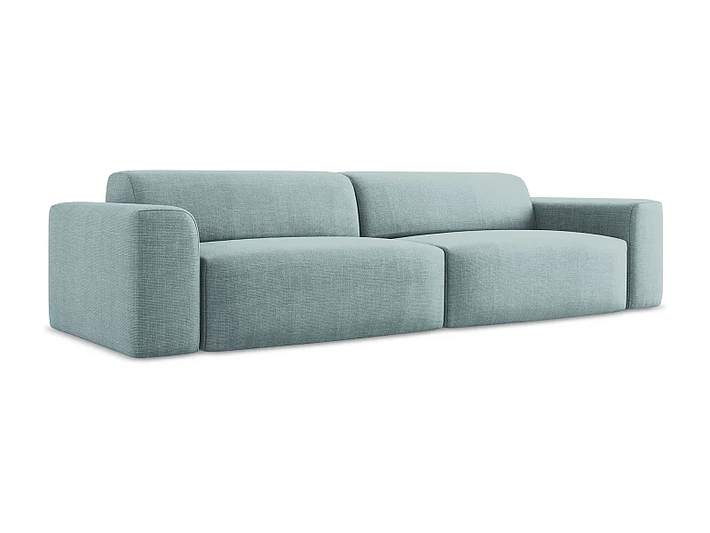 Modulares 4-Sitzer Sofa - - Strukturstoff - Jeans - KELI