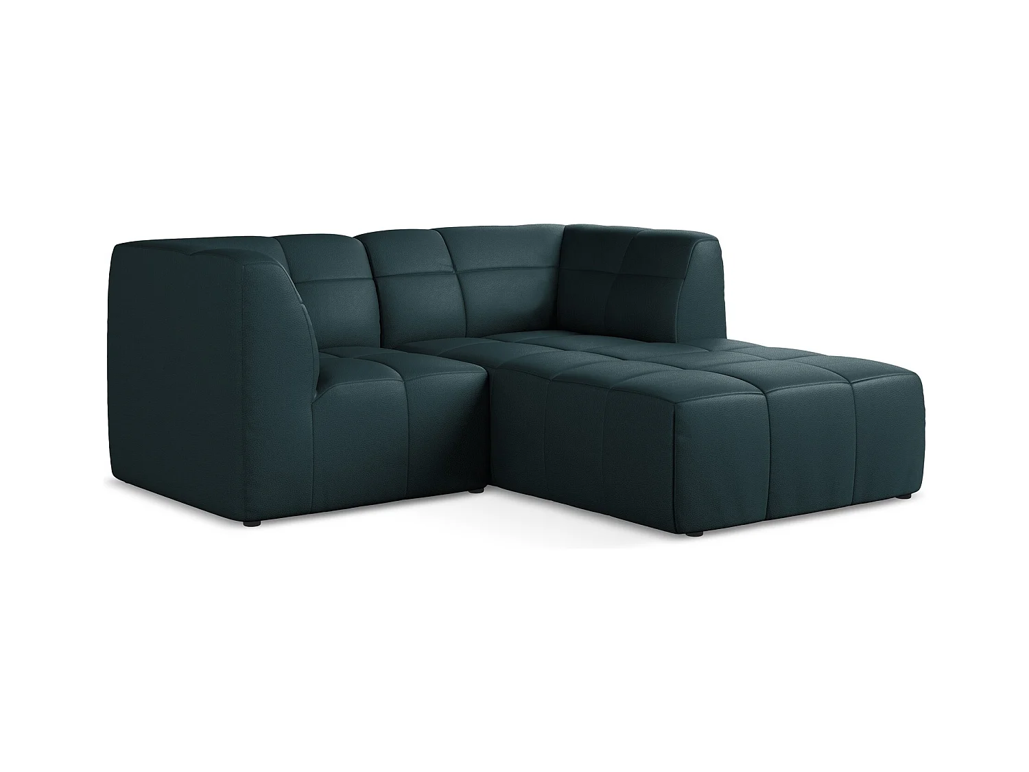 Modulaire hoekbank rechts van marinier kunstleer - ALOHA