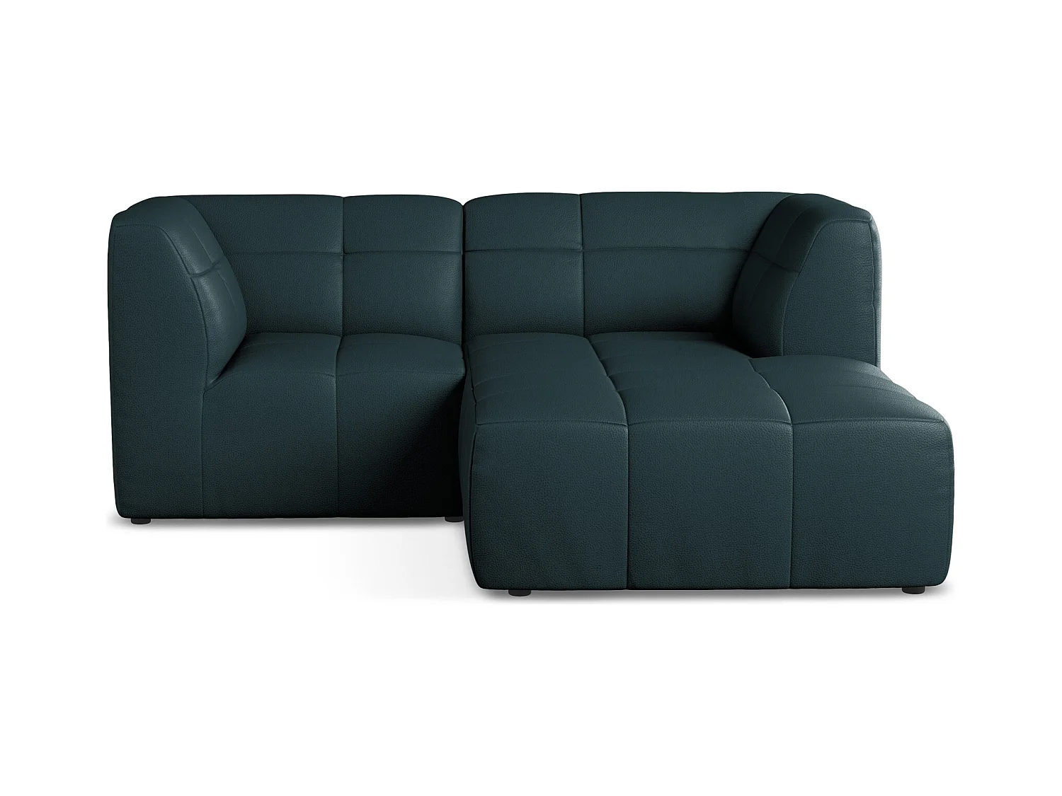 Modulaire hoekbank rechts van marinier kunstleer - ALOHA