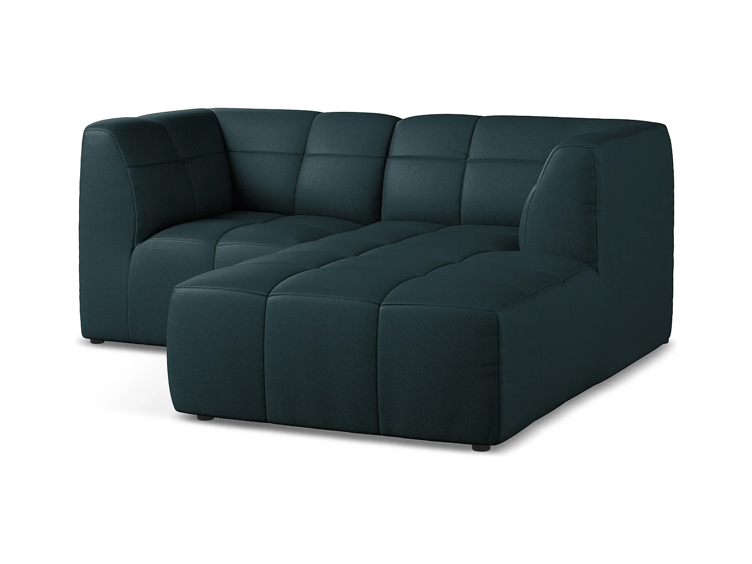 Modulaire hoekbank rechts van marinier kunstleer - ALOHA