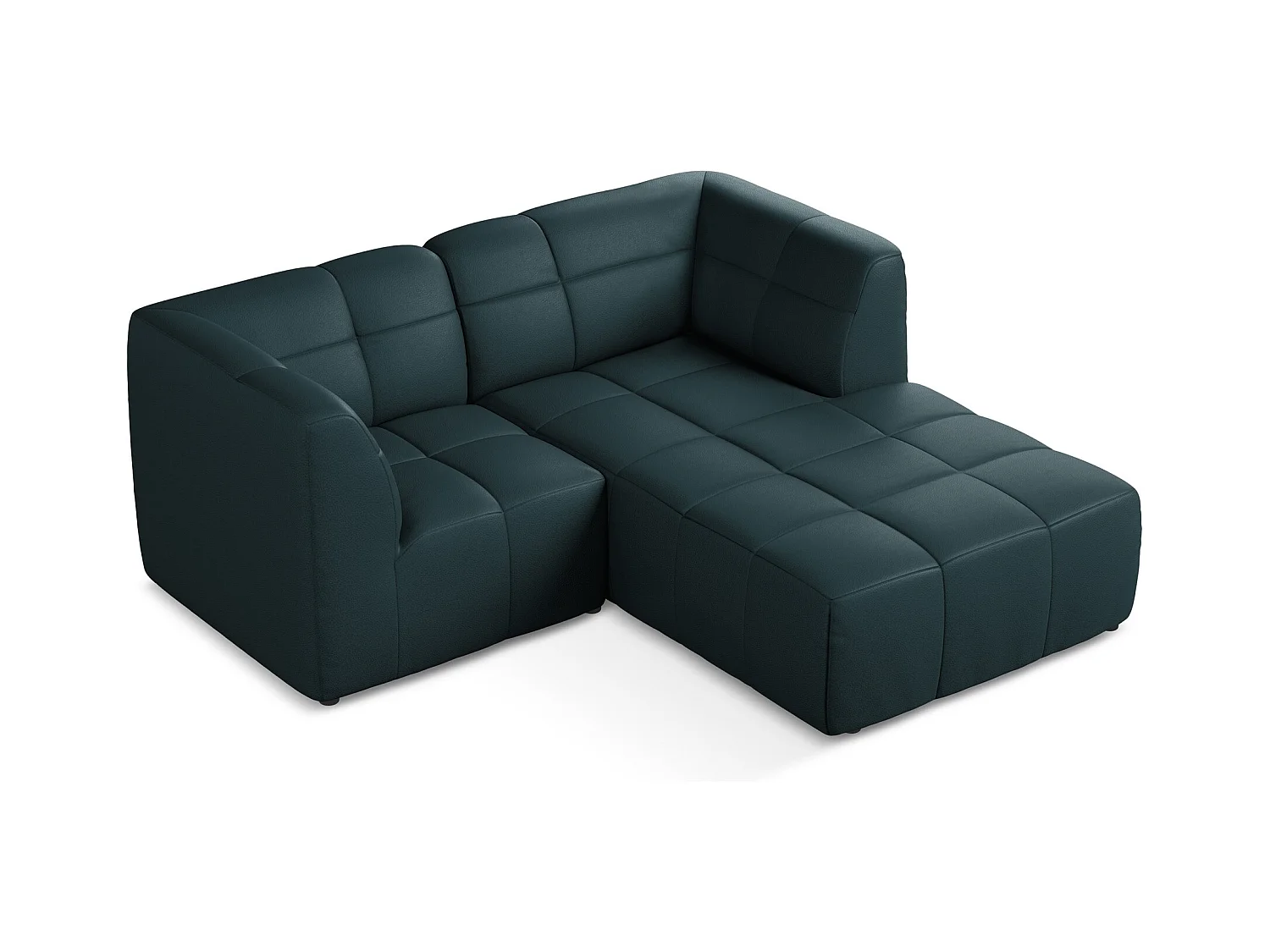 Modulaire hoekbank rechts van marinier kunstleer - ALOHA