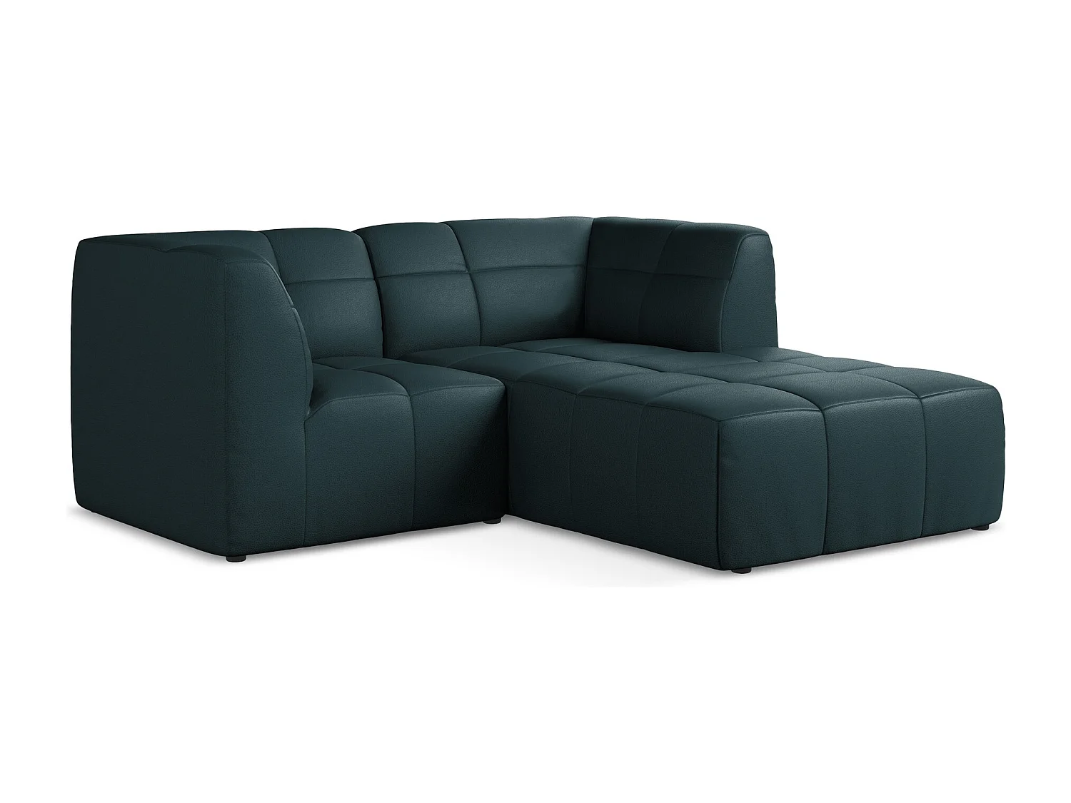 Modulaire hoekbank rechts van marinier kunstleer - ALOHA