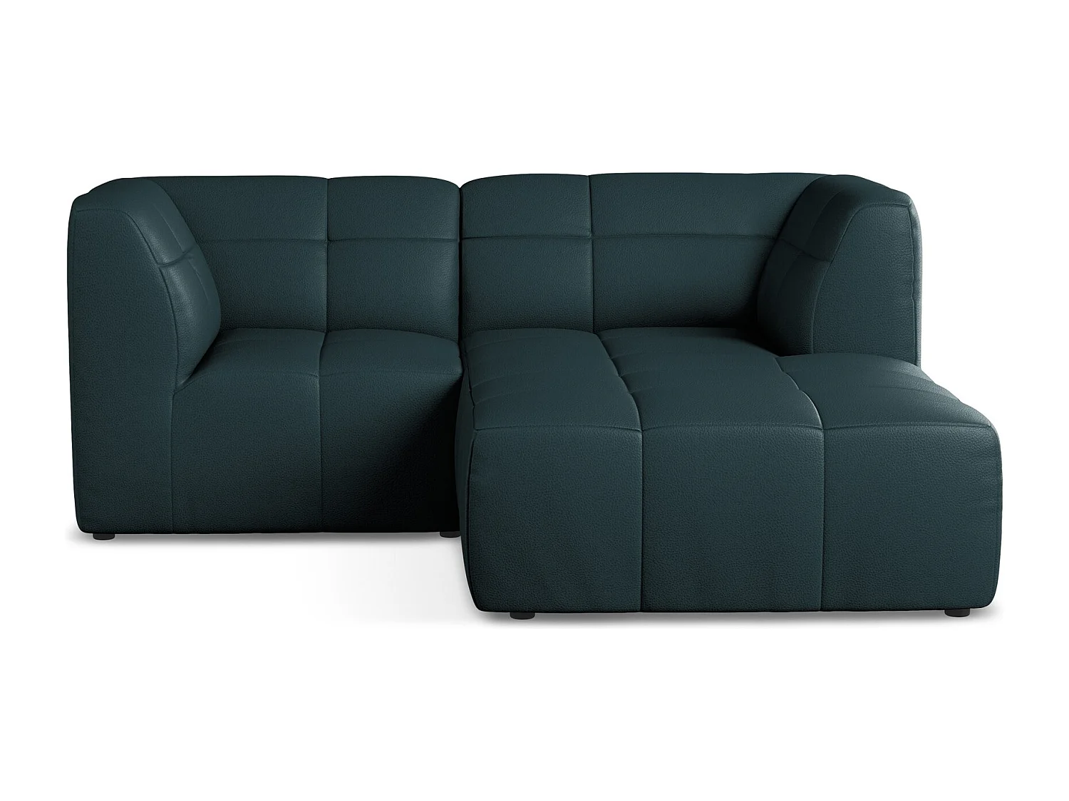 Modulaire hoekbank rechts van marinier kunstleer - ALOHA