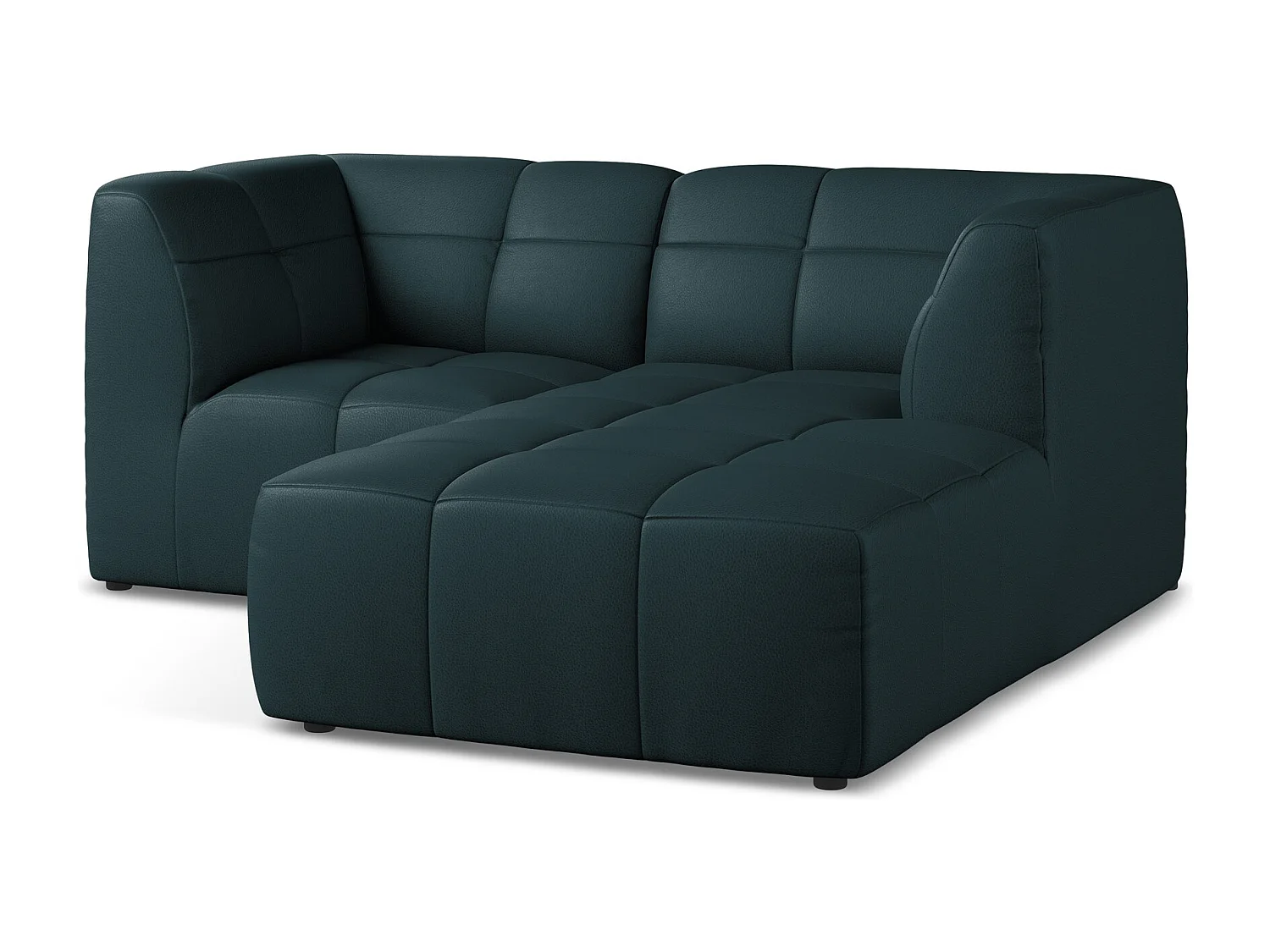 Modulaire hoekbank rechts van marinier kunstleer - ALOHA