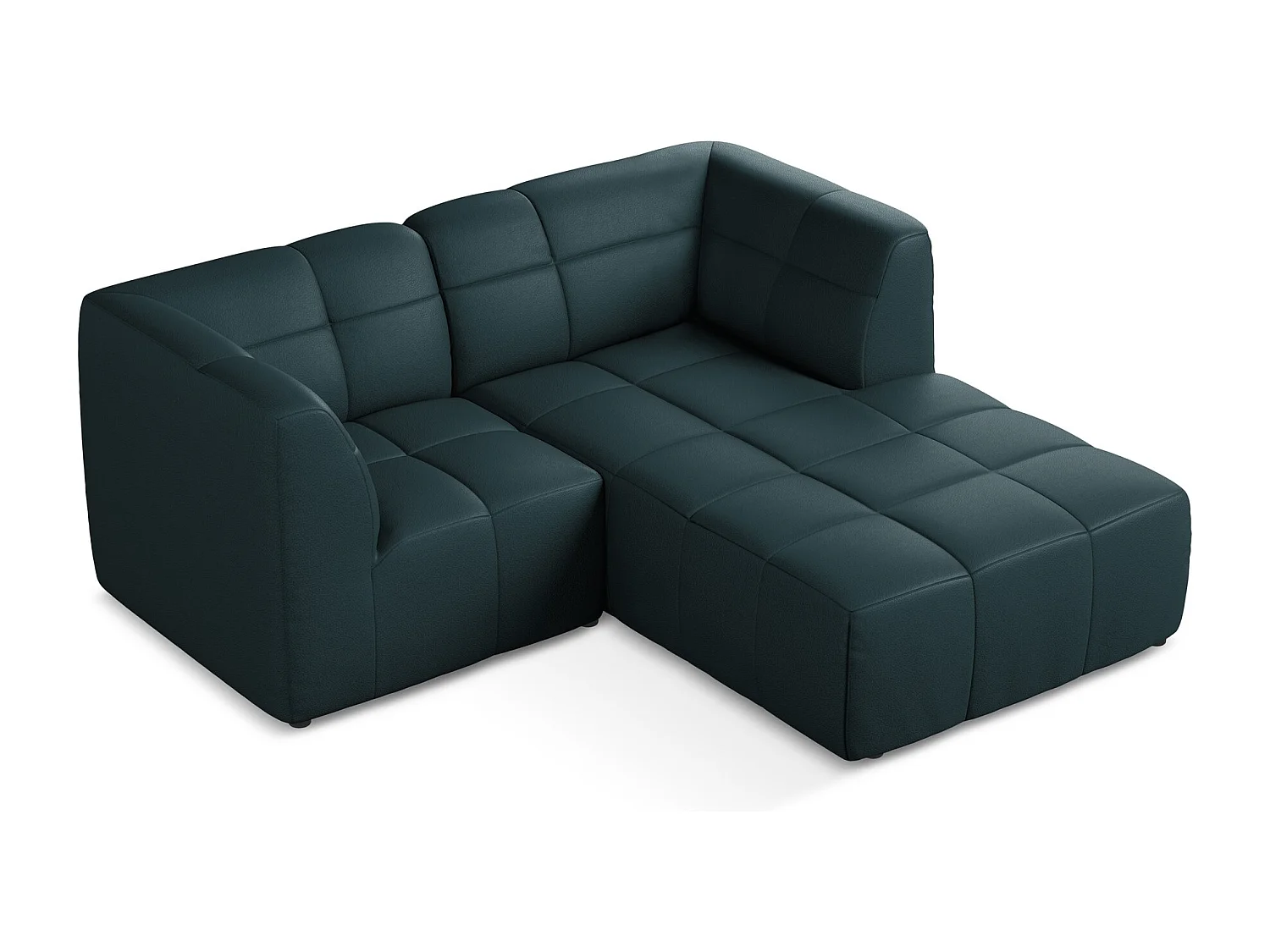 Modulaire hoekbank rechts van marinier kunstleer - ALOHA