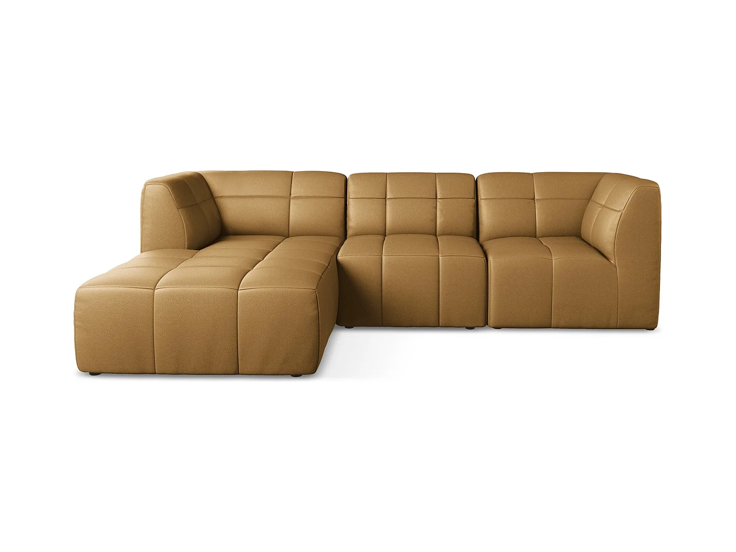 3-Sitzer Modulares Ecksofa - Ecke Links - Kunstleder - Carmel - ALOHA