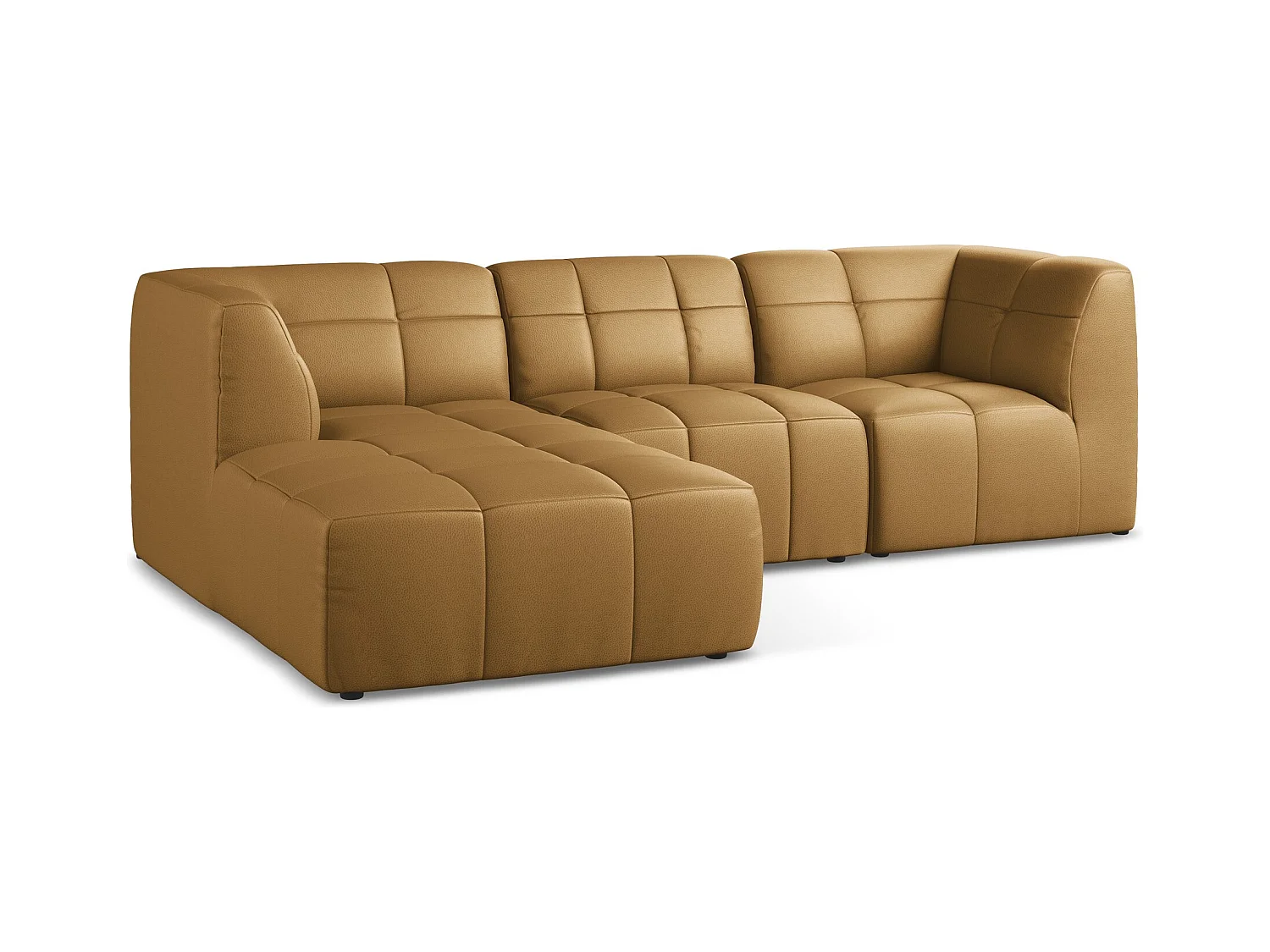 3-Sitzer Modulares Ecksofa - Ecke Links - Kunstleder - Carmel - ALOHA