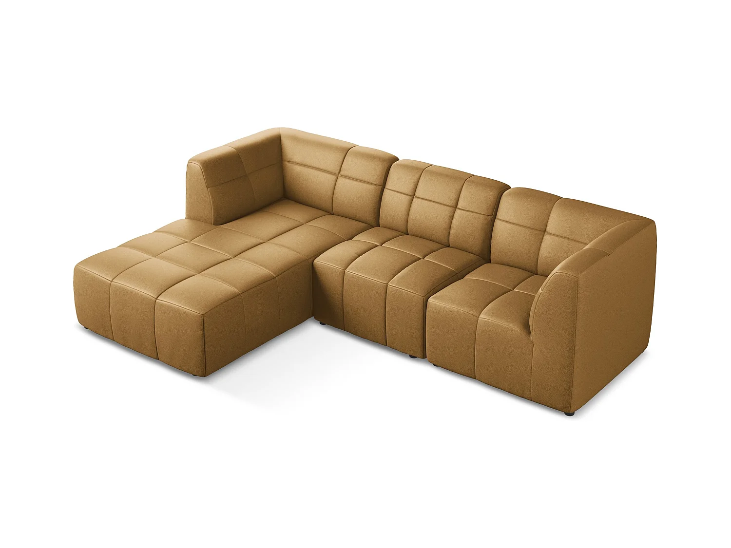 3-Sitzer Modulares Ecksofa - Ecke Links - Kunstleder - Carmel - ALOHA