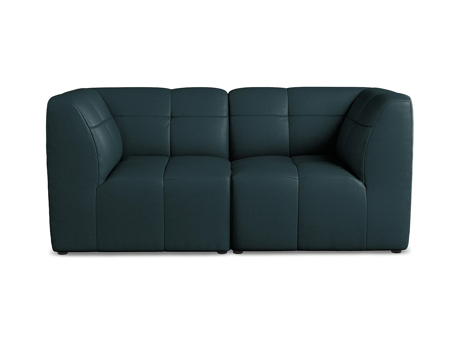 Tweezits modulaire bank van marinier kunstleer - ALOHA