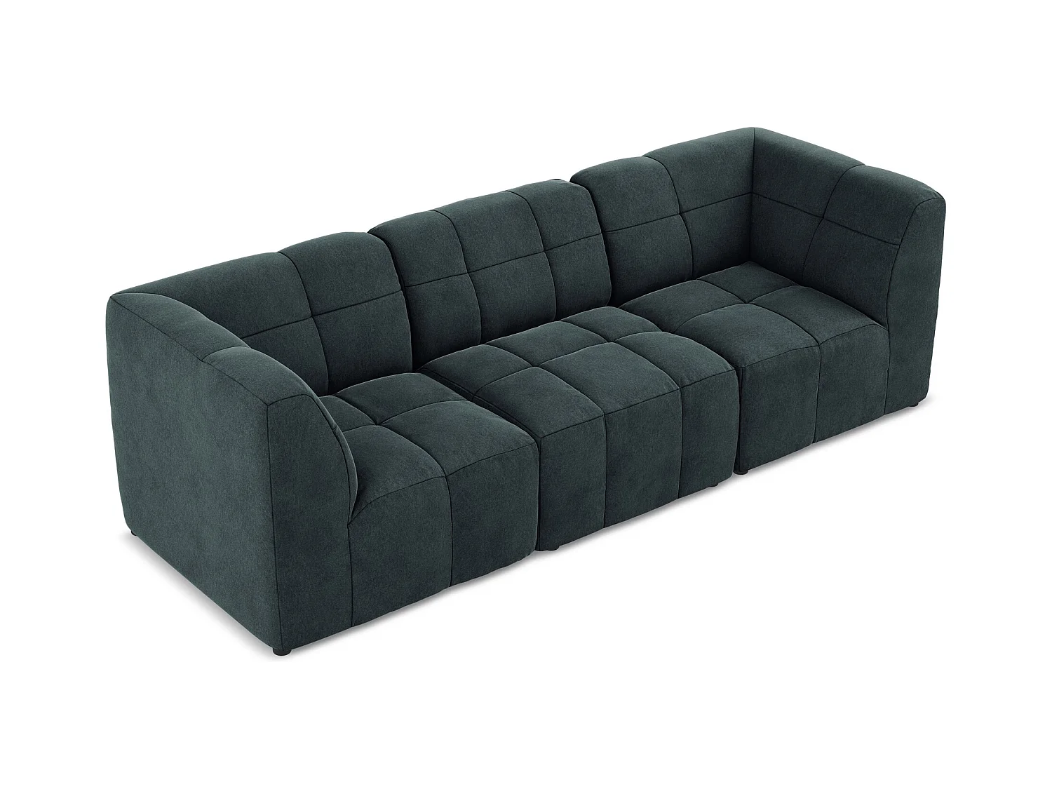 Driezits modulaire bank van marinier velours - ALOHA