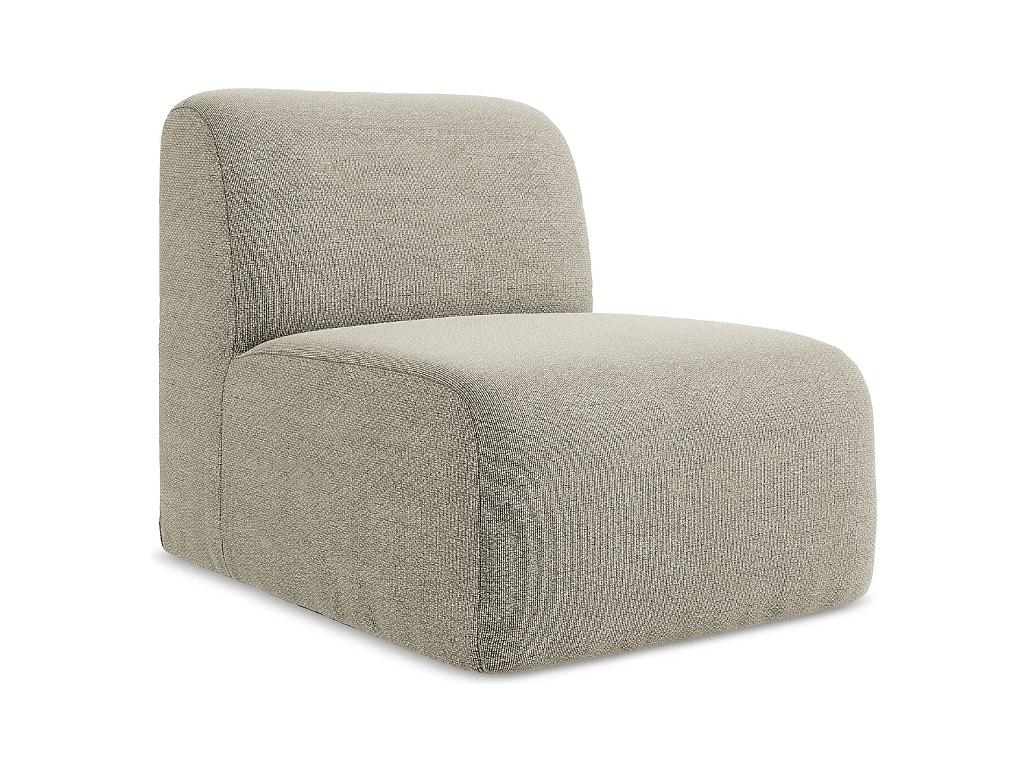 Modular - Mittelsofa - Bouclé - Taupe - LANI