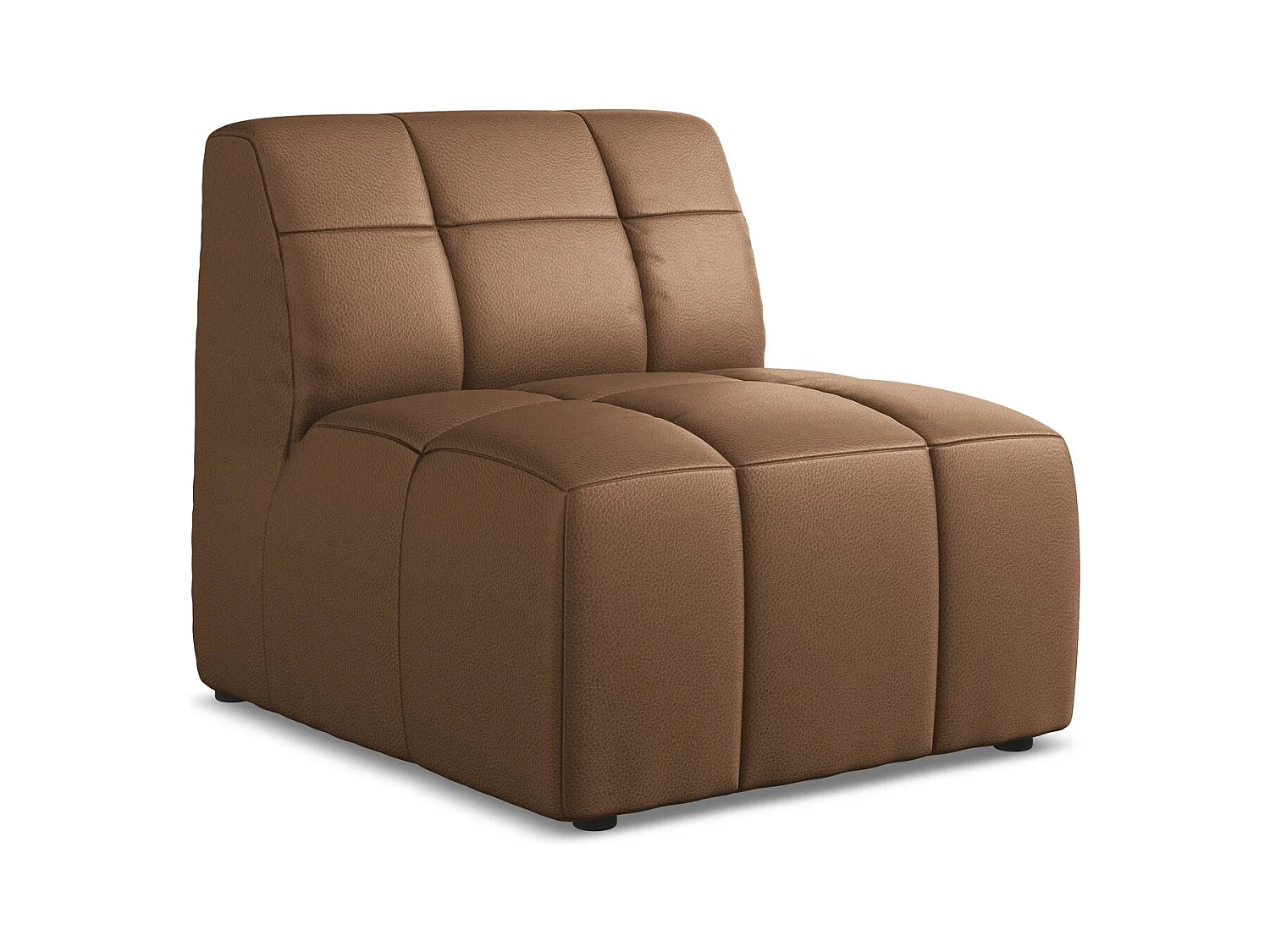 Modular - Mittelsofa - Kunstleder - Schokolade - ALOHA