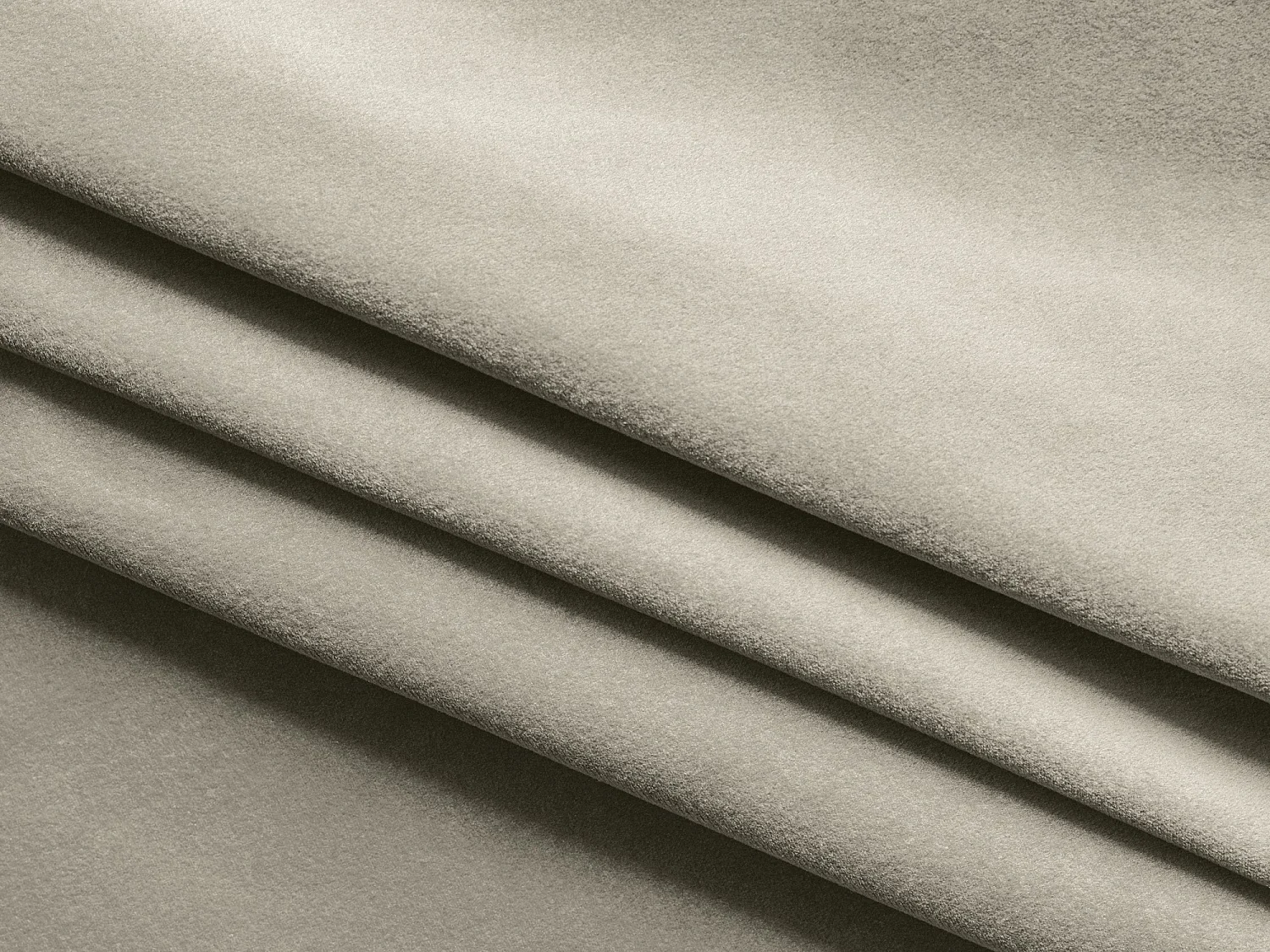 Canapé d'angle droit convertible en velours - perle - MOKU