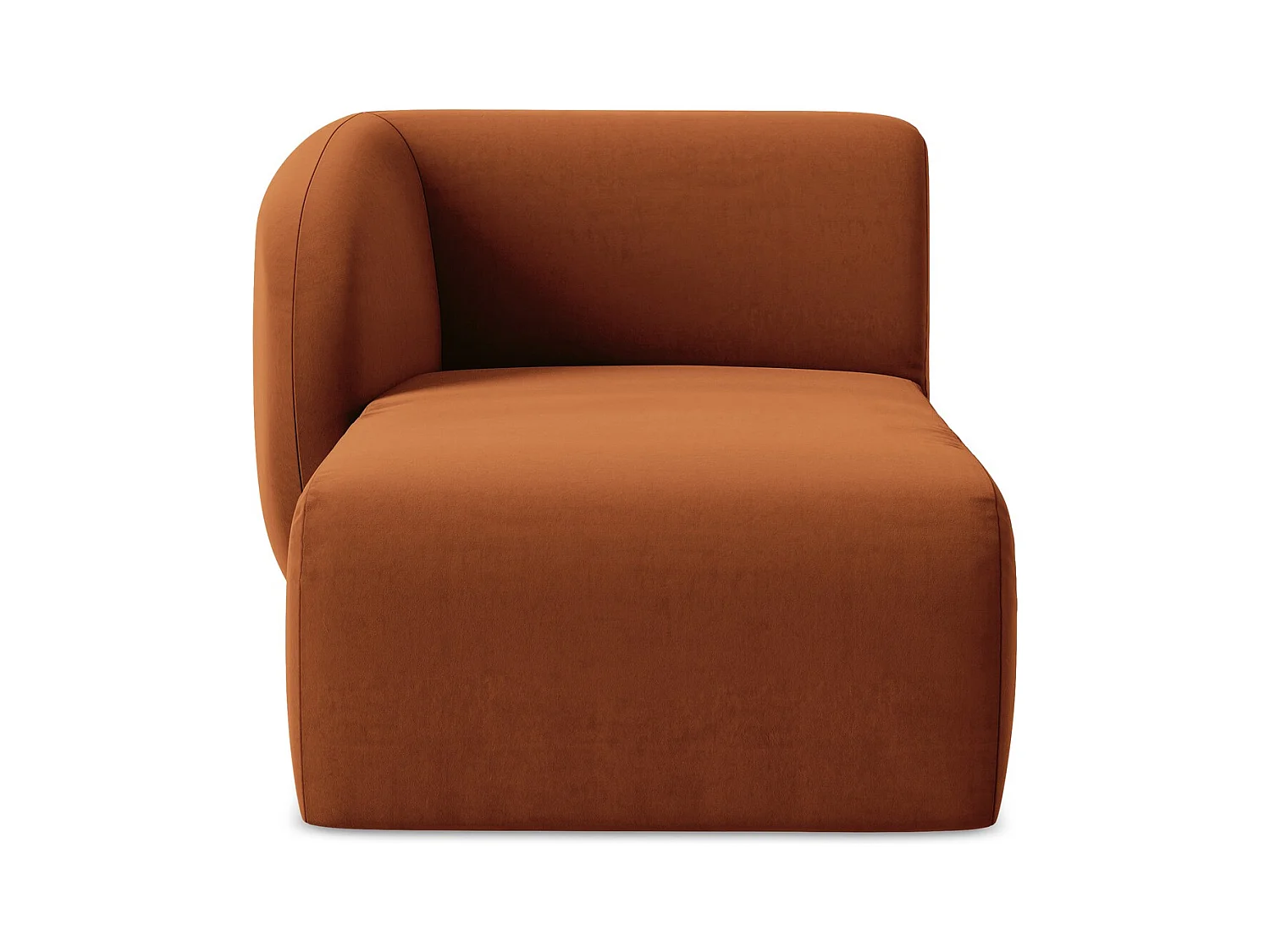 Modular - Recamiere Links - Samt - Terrakotta - LANI