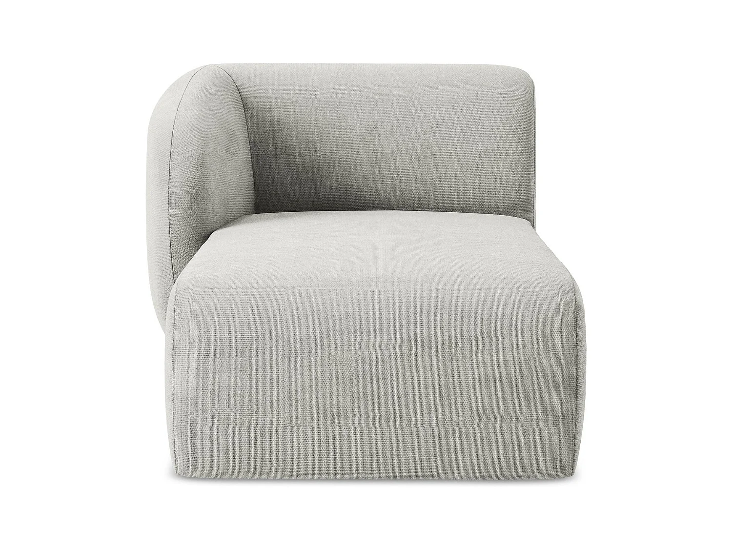 Modular - Recamiere Links - Chenille - Hellgrau - LANI