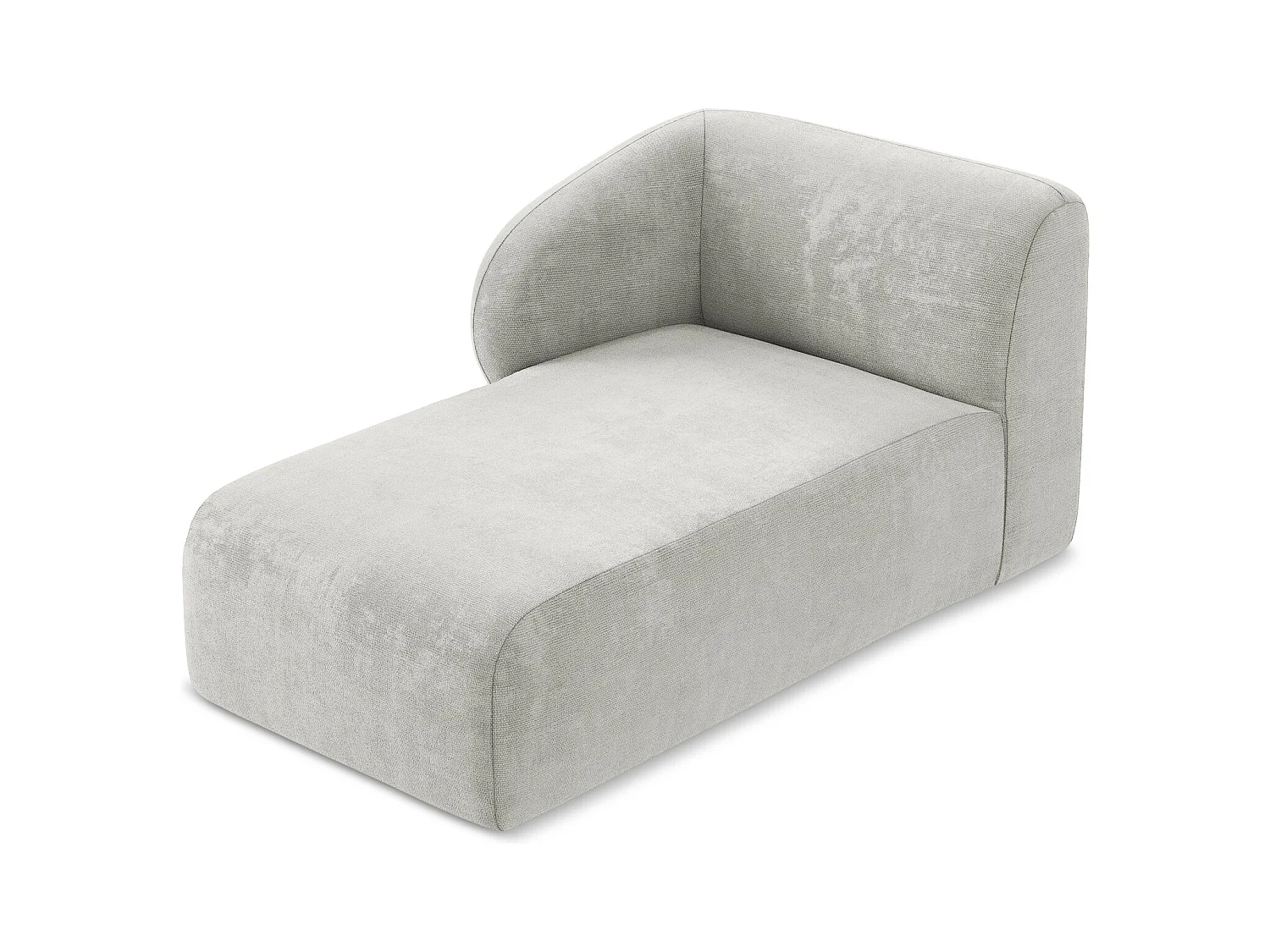 Modular - Recamiere Links - Chenille - Hellgrau - LANI