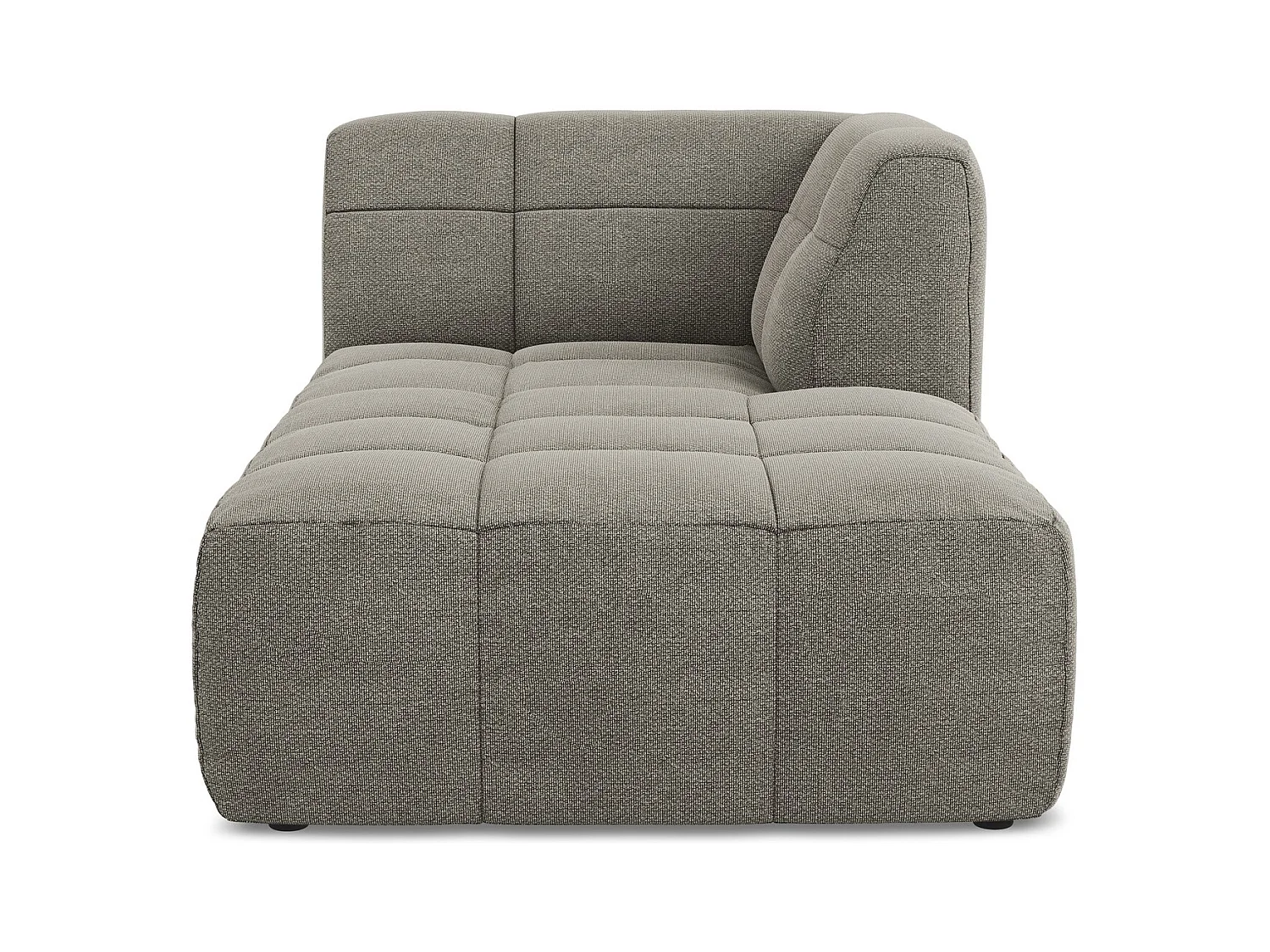 Modular - Recamiere Rechts - Bouclé - Grau - ALOHA