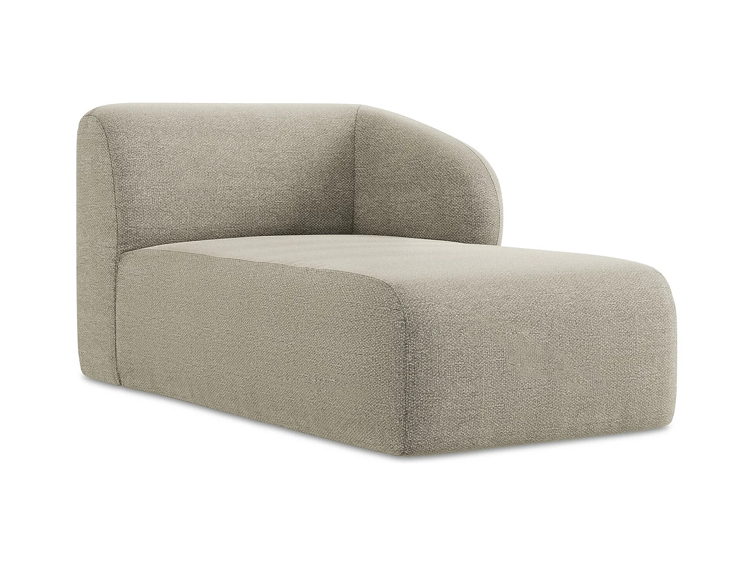 Modular - Recamiere Rechts - Bouclé - Taupe - LANI