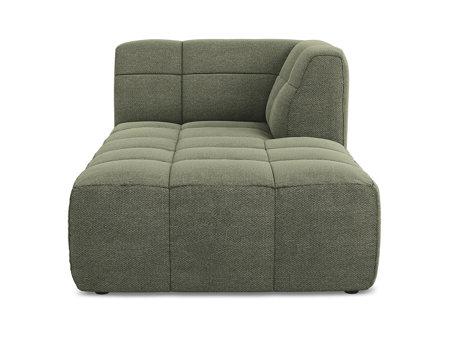 Modular - Recamiere Rechts - Bouclé - Olive - ALOHA