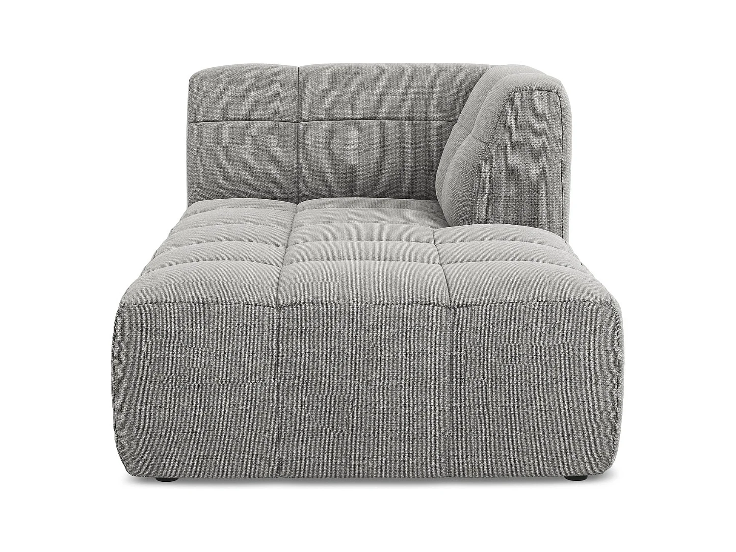 Modular - Recamiere Rechts - Bouclé - Hellgrau - ALOHA