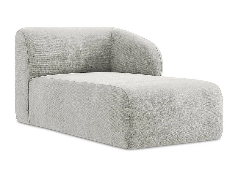 Modular - Recamiere Rechts - Chenille - Hellgrau - LANI